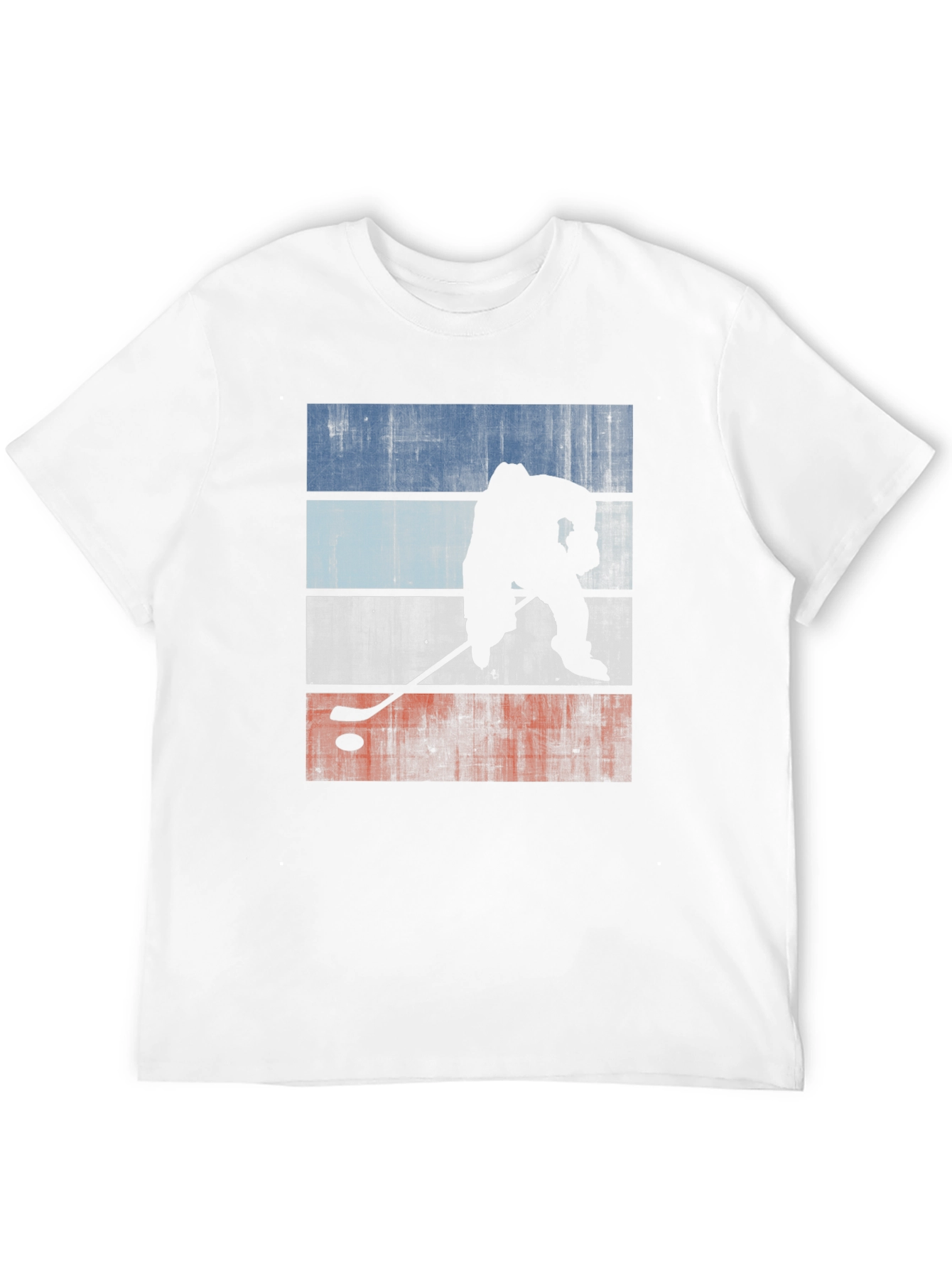 Hockey Player Silhouette T-Shirt - Graphic Tee