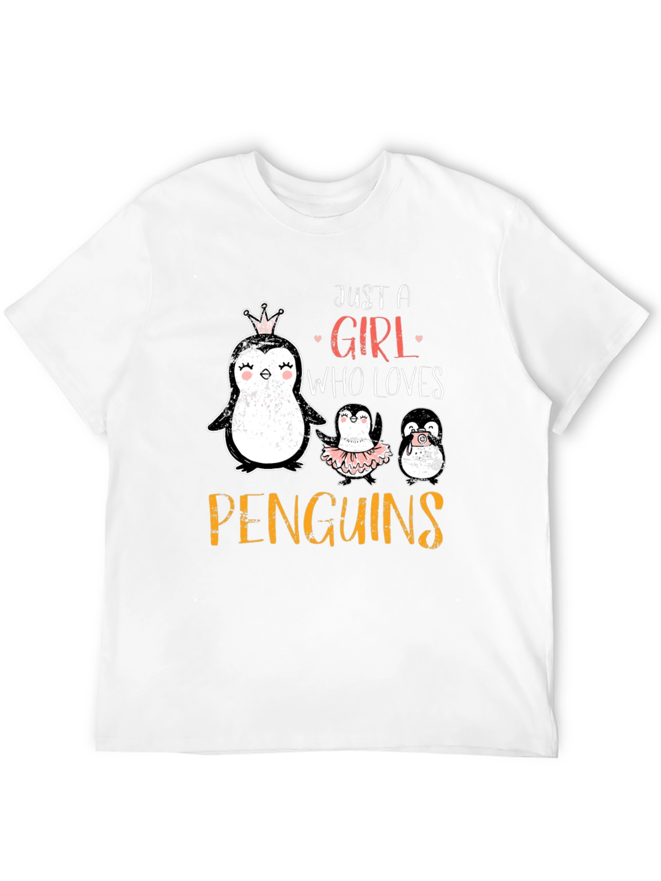 Just A Girl Who Loves Penguins T-Shirt
