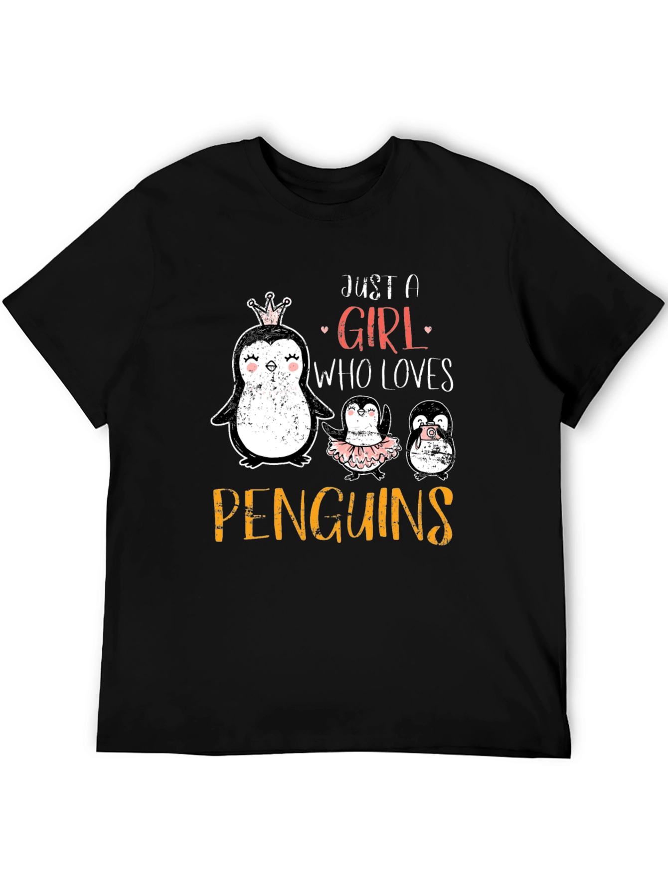 Just A Girl Who Loves Penguins T-Shirt
