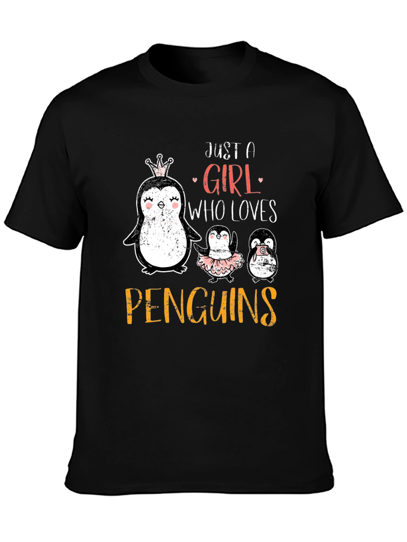 Just A Girl Who Loves Penguins T-Shirt