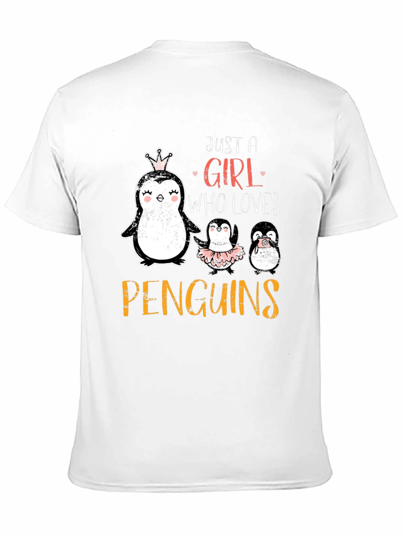Just A Girl Who Loves Penguins T-Shirt