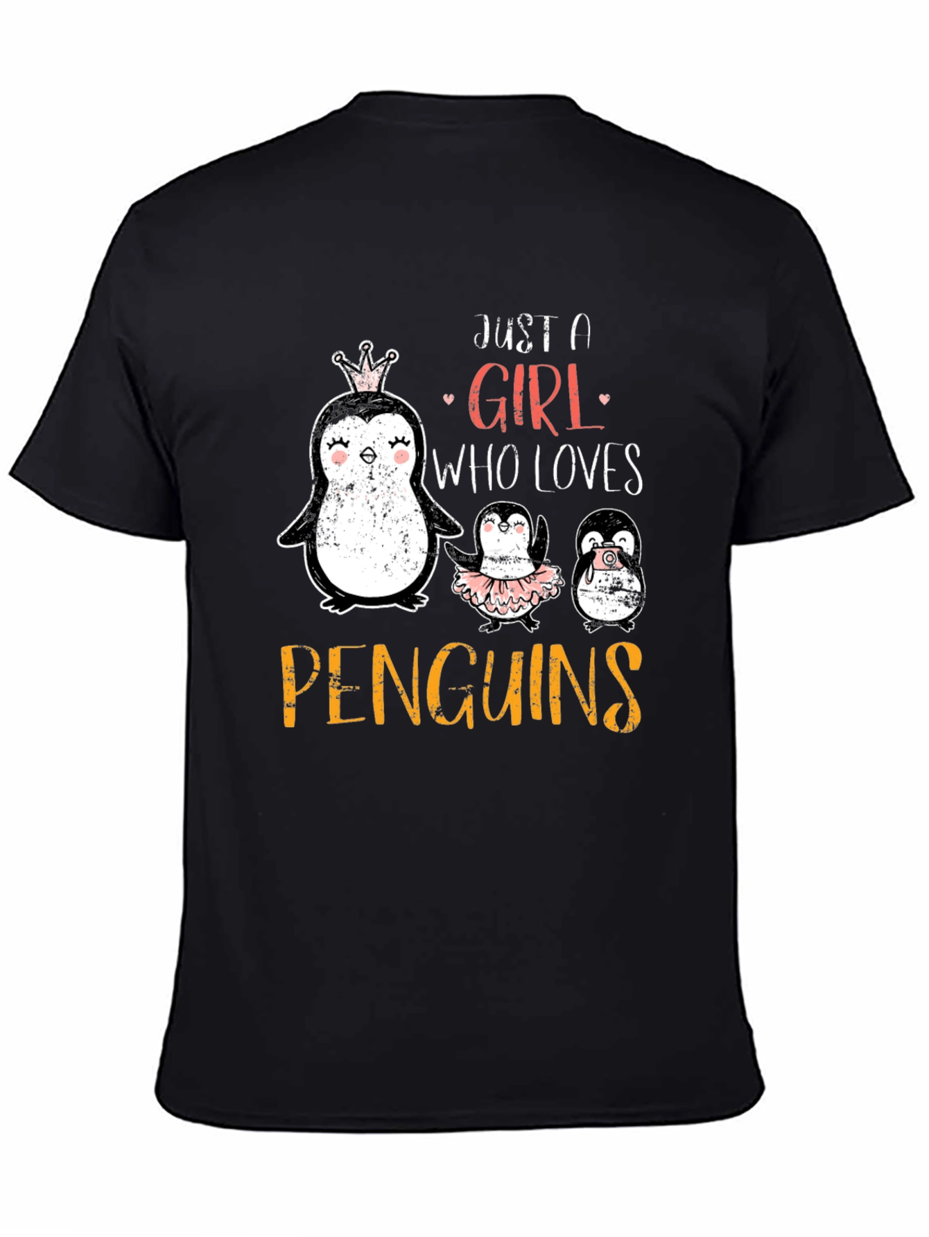 Just A Girl Who Loves Penguins T-Shirt