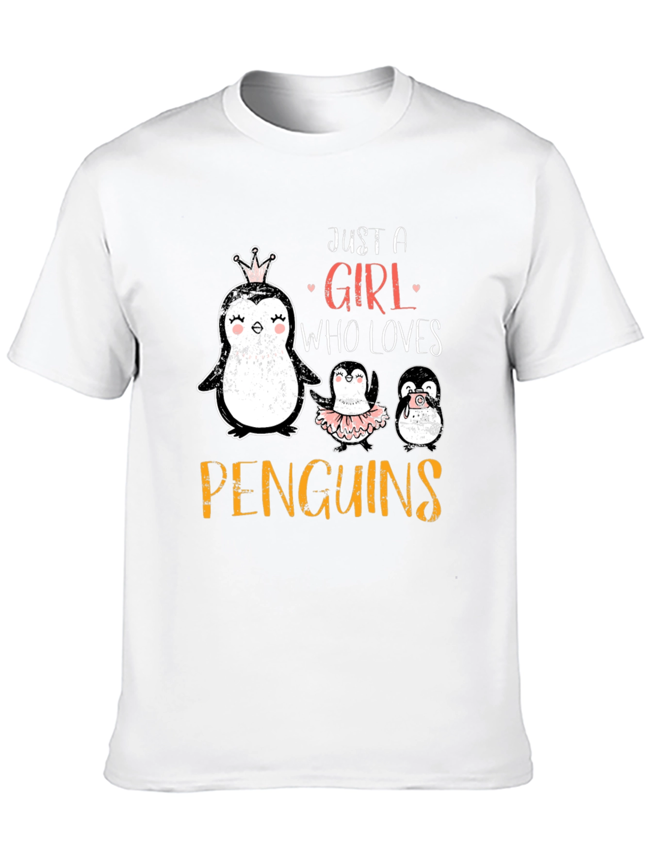 Just A Girl Who Loves Penguins T-Shirt