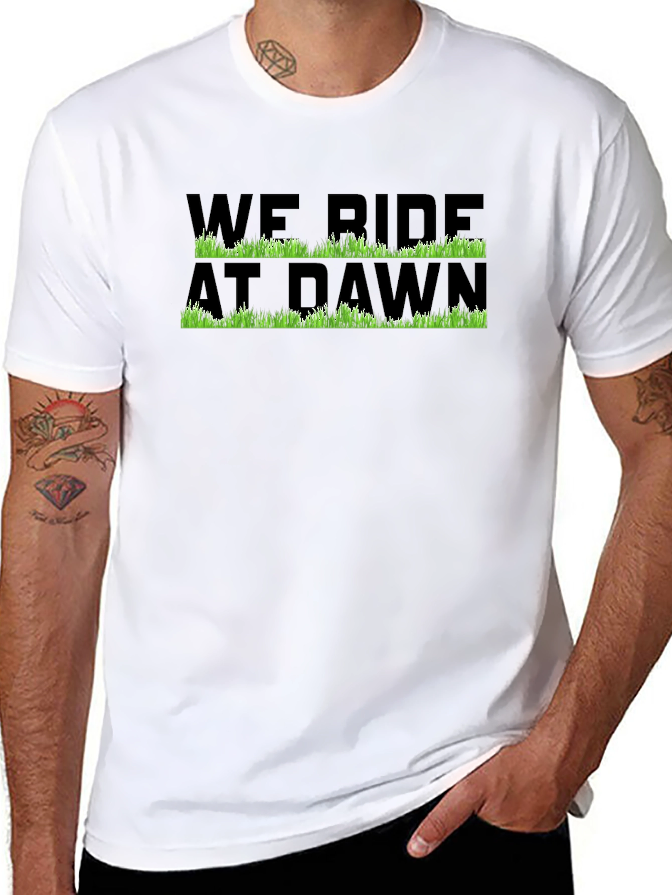 We Ride At Dawn Graphic T-Shirt - Black
