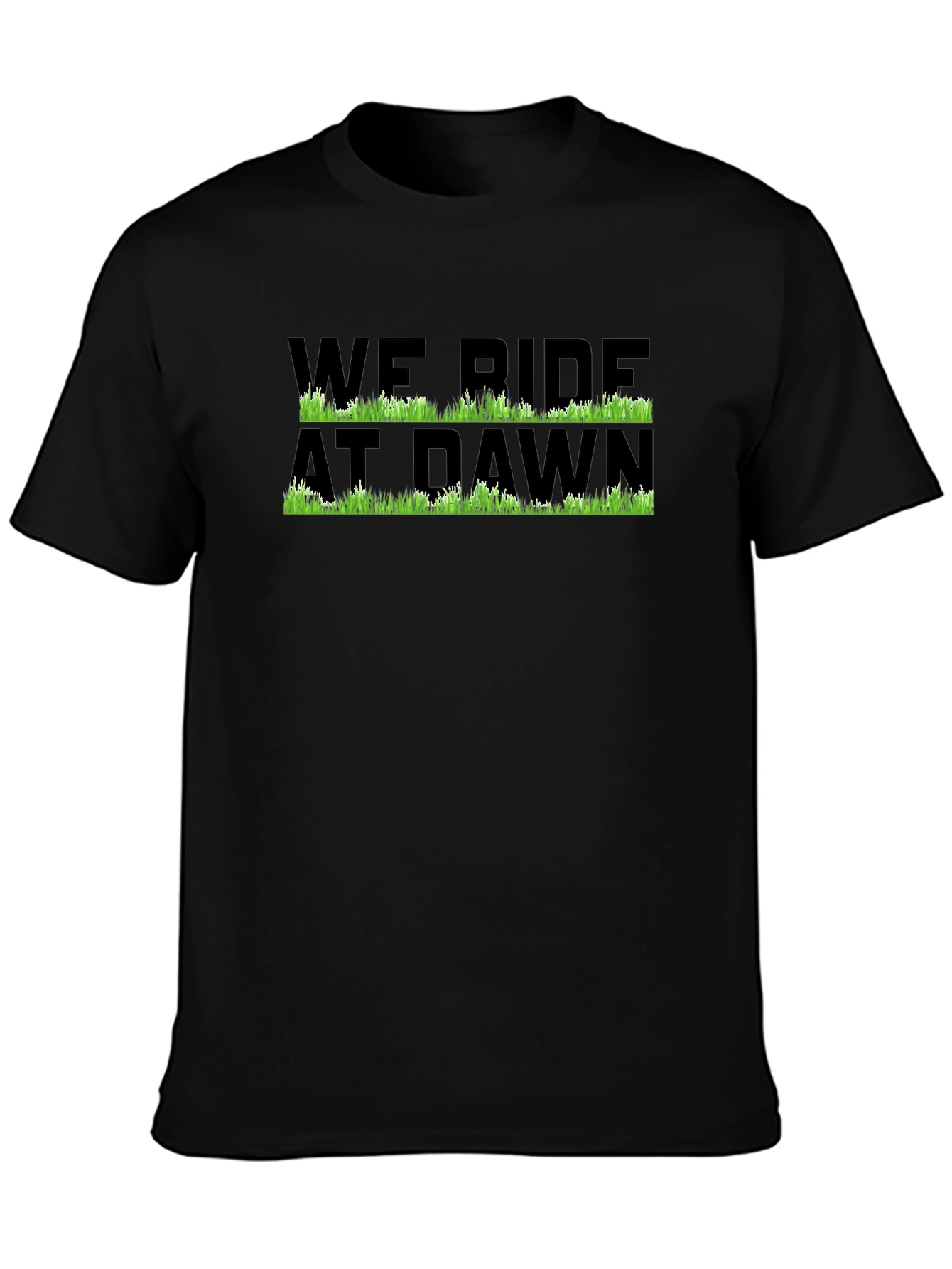 We Ride At Dawn Graphic T-Shirt - Black