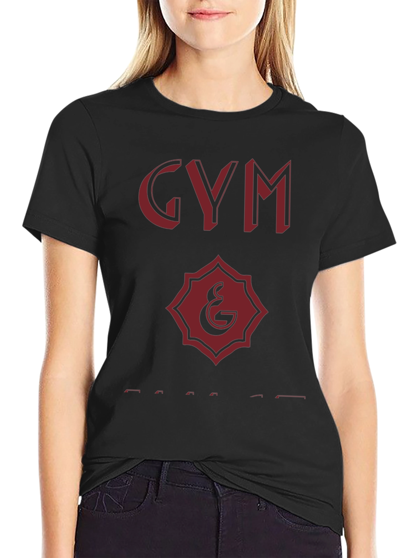 Gym Black T-Shirt - Stylish Workout Apparel