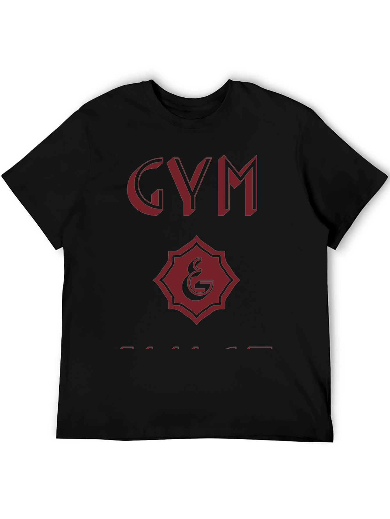 Gym Black T-Shirt - Stylish Workout Apparel