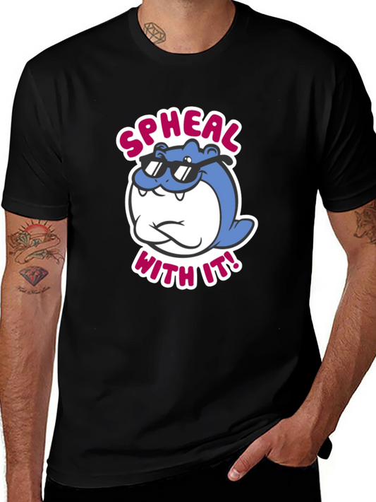 Cool Spheal With It! Black Graphic Tee
