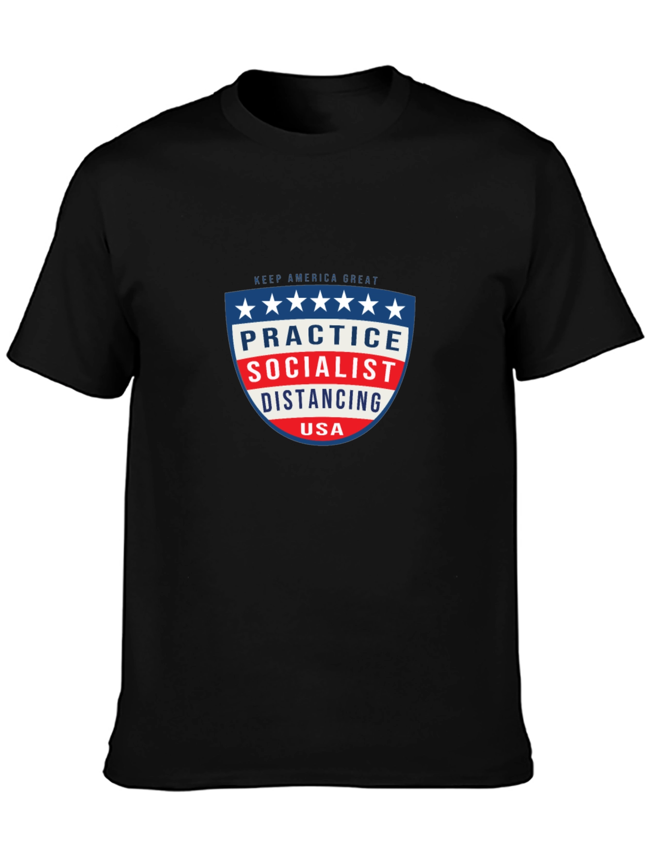 Practice Socialist Distancing USA T-Shirt