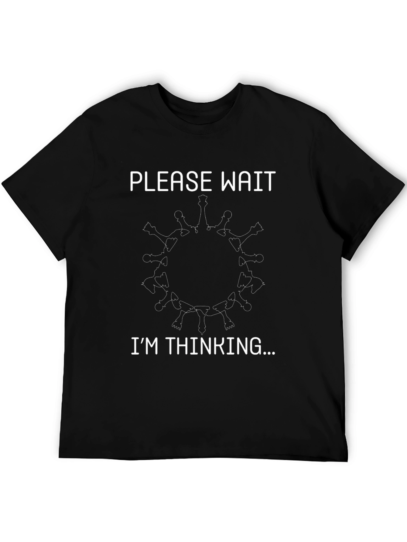 Chess Thinker T-Shirt - Wait Im Thinking!