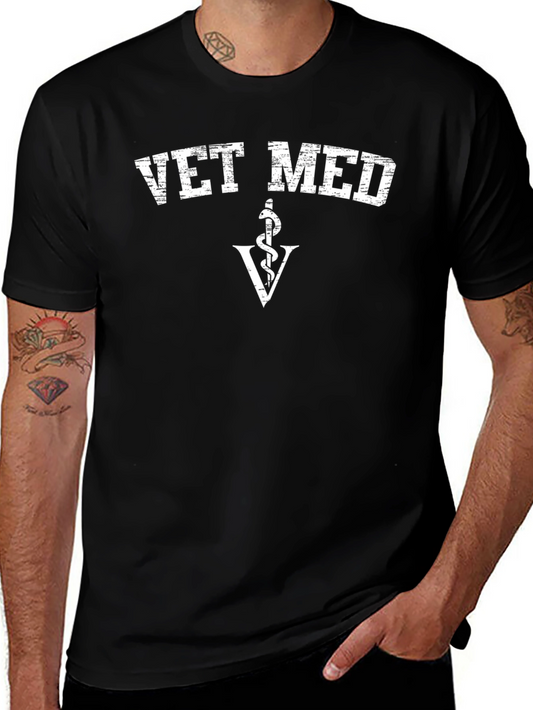 Vet Med T-Shirt - Distressed Design