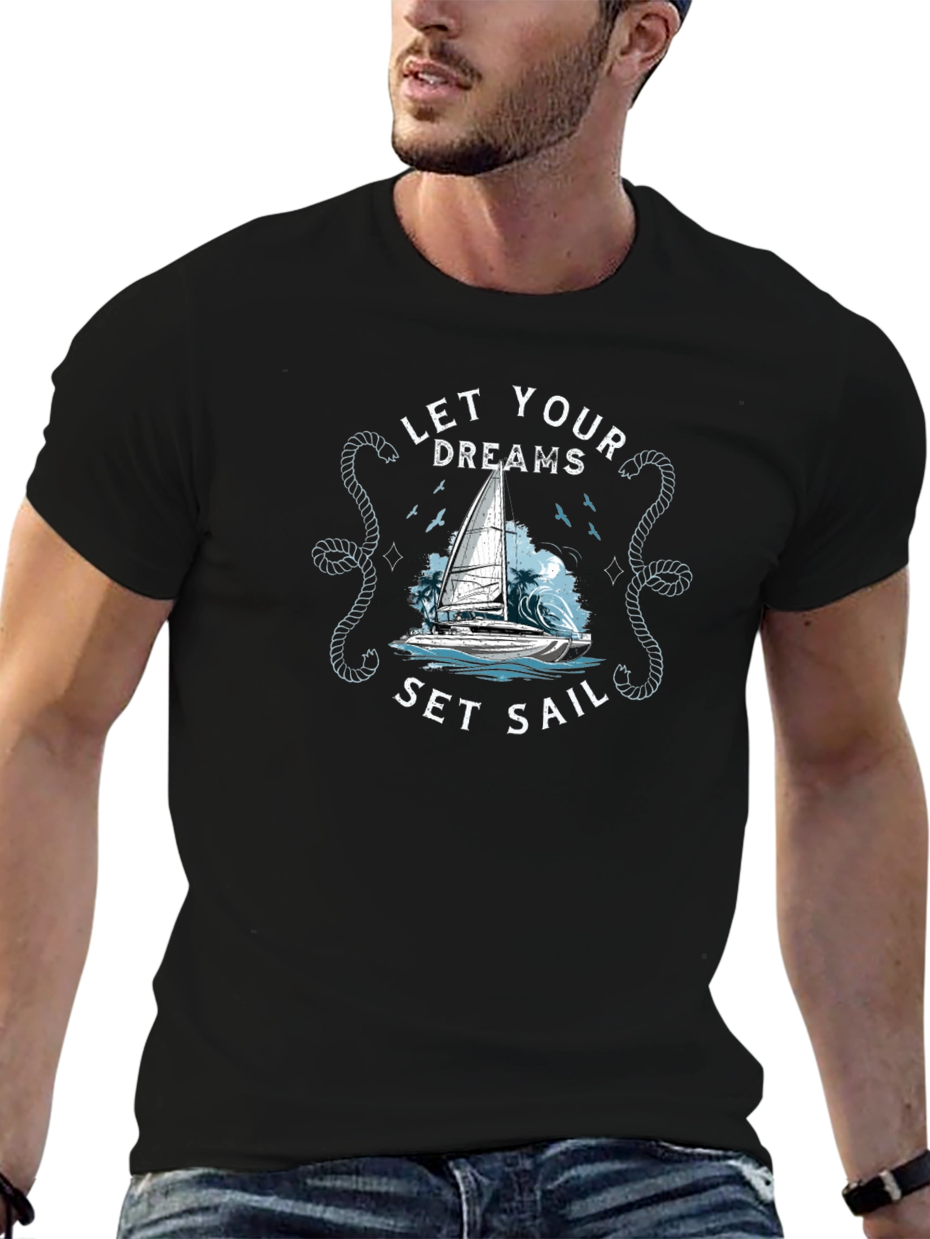 Let Your Dreams Set Sail Graphic Tee
