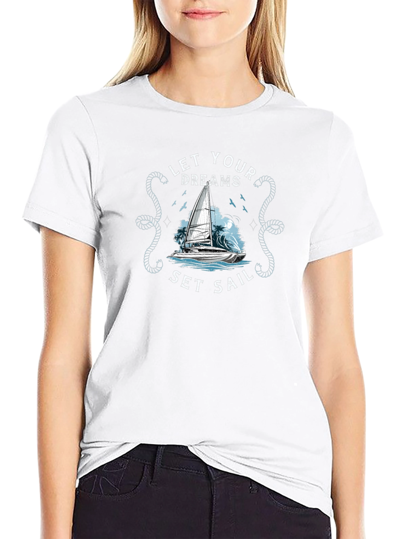 Let Your Dreams Set Sail Graphic Tee