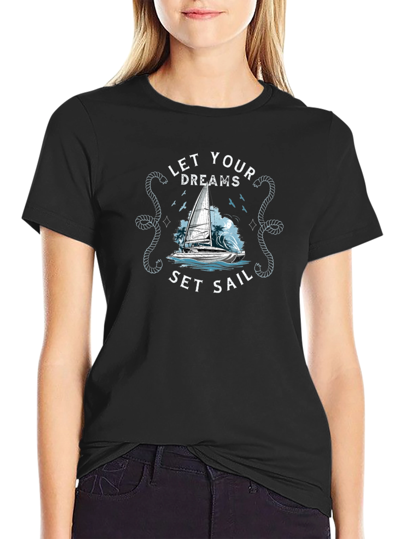 Let Your Dreams Set Sail Graphic Tee