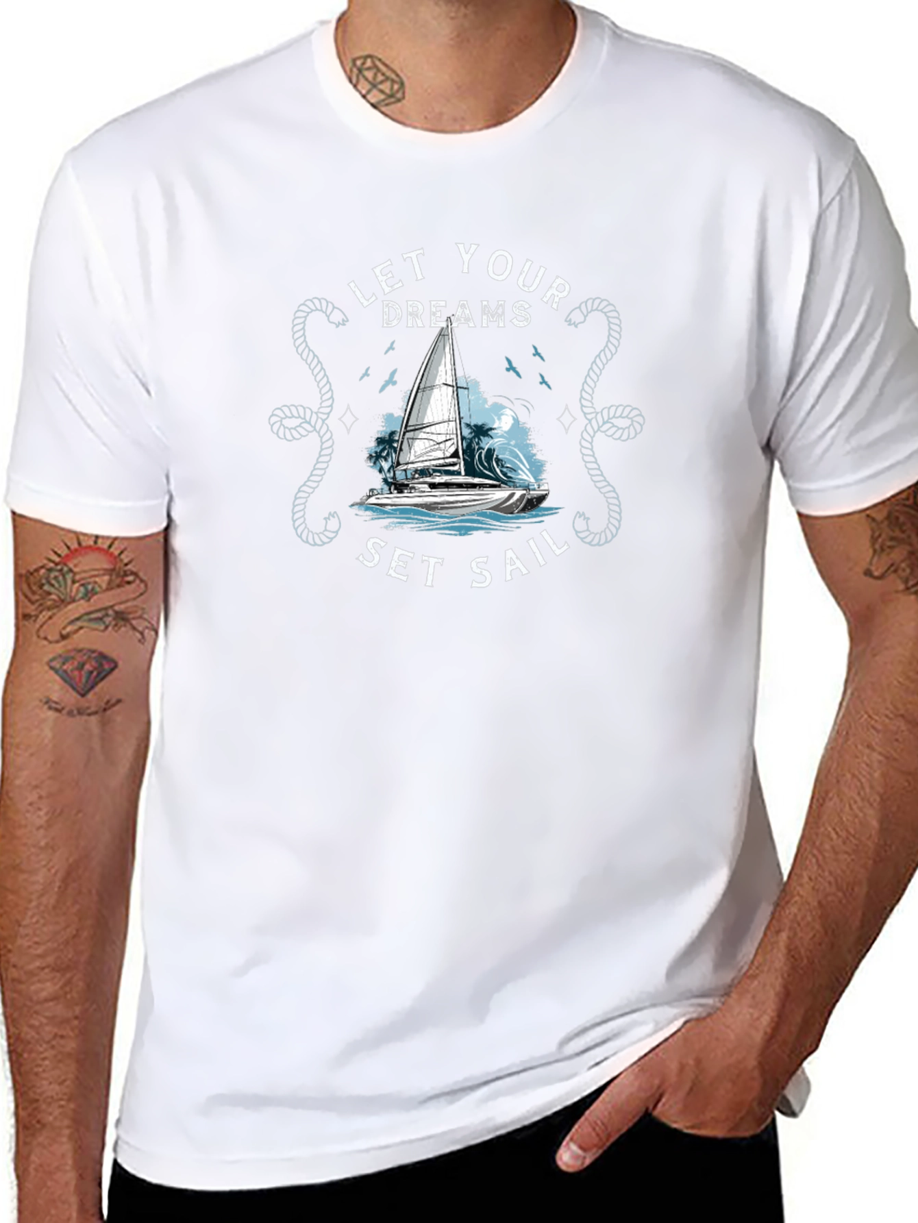 Let Your Dreams Set Sail Graphic Tee