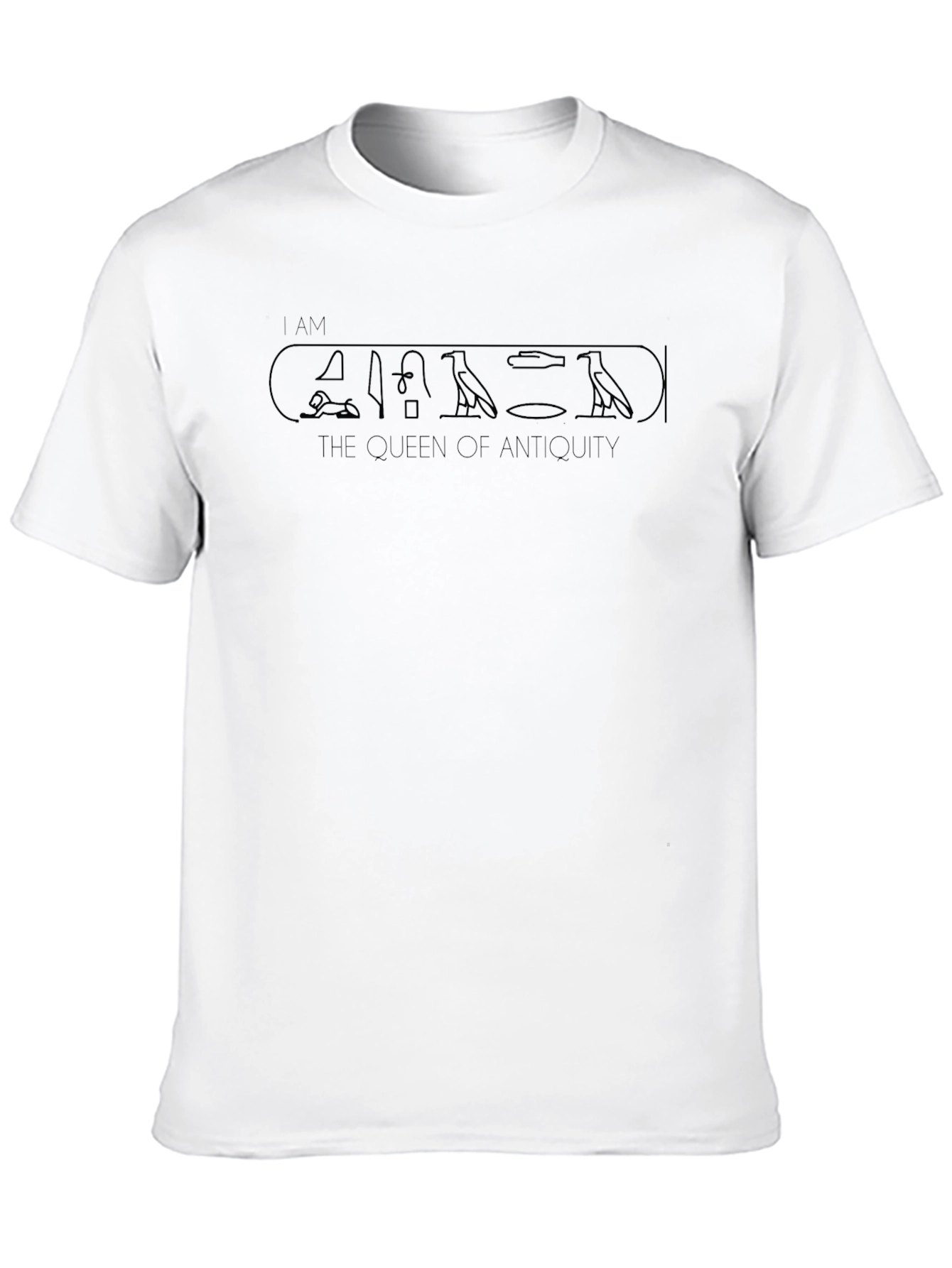 I am Queen of Antiquity Black T-Shirt