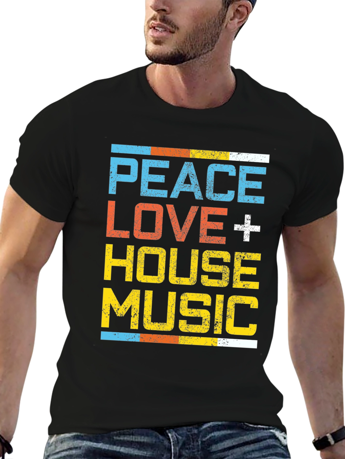 Peace Love House Music T-Shirt
