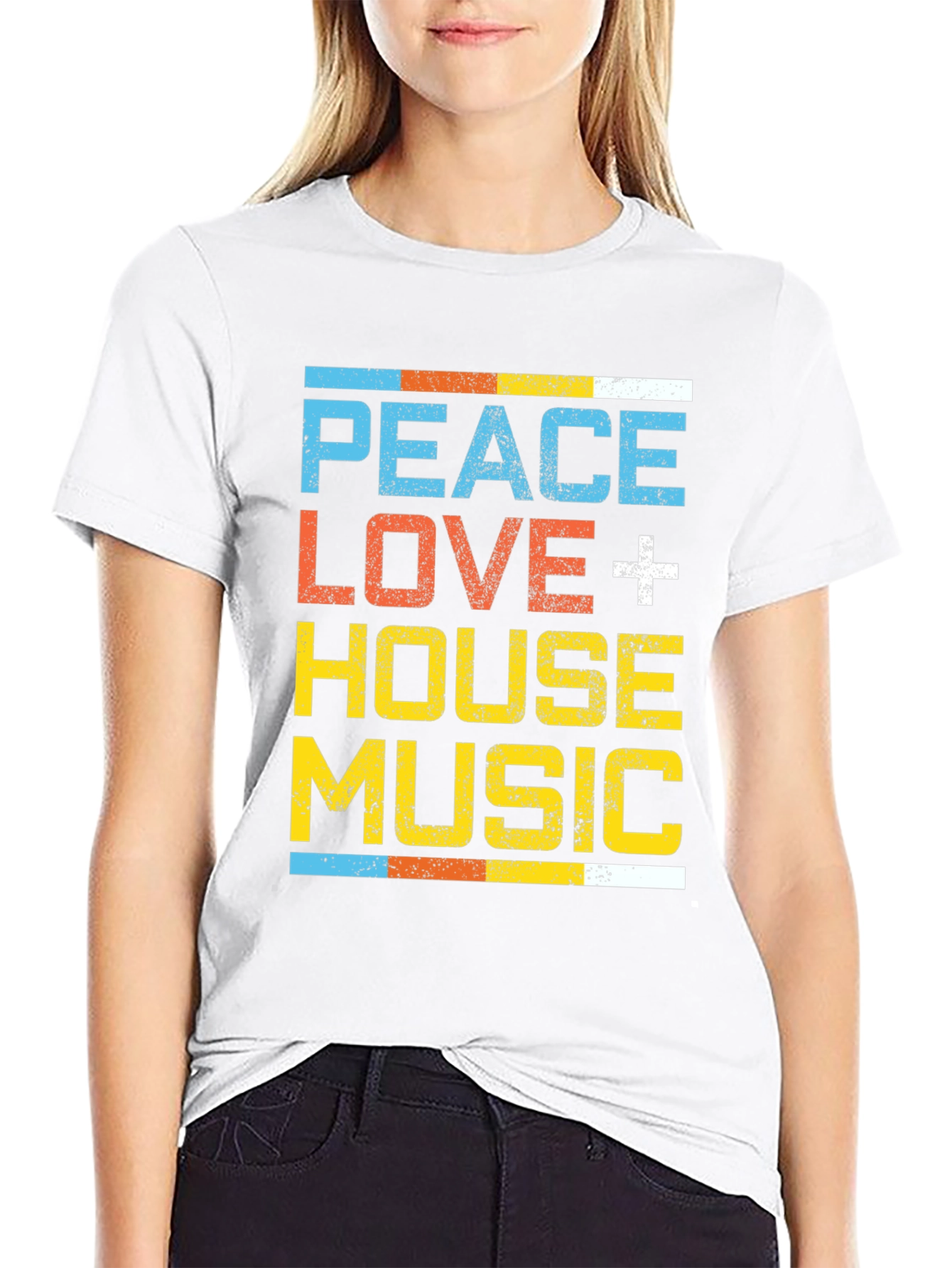 Peace Love House Music T-Shirt