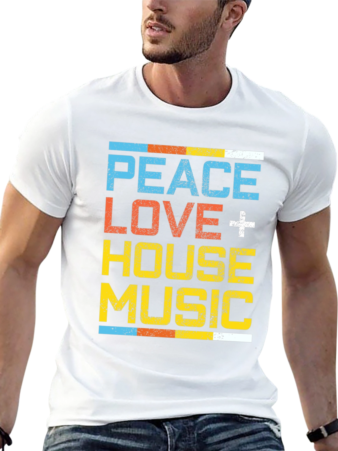 Peace Love House Music T-Shirt