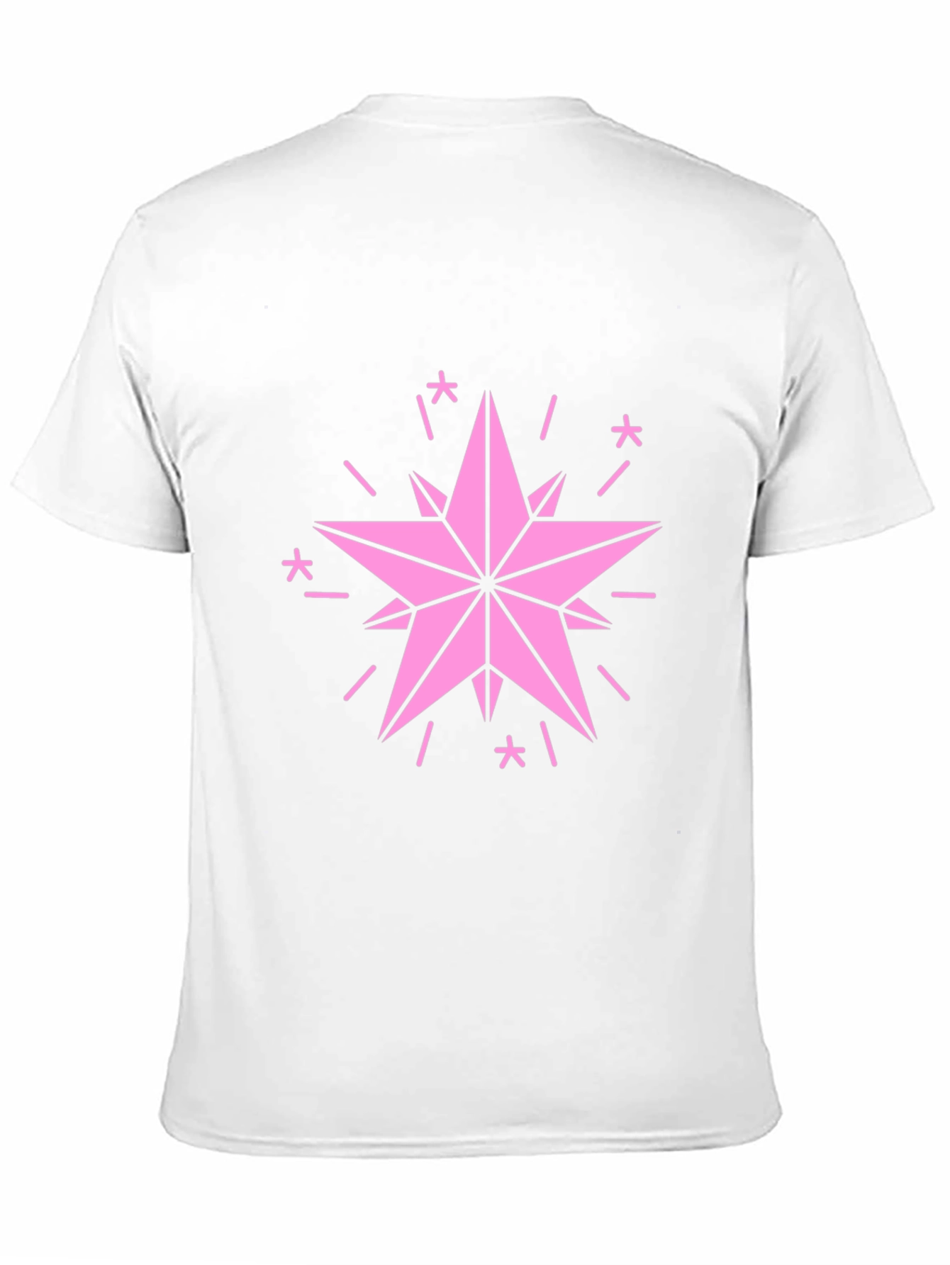Star Graphic Black Tee - Modern Casual