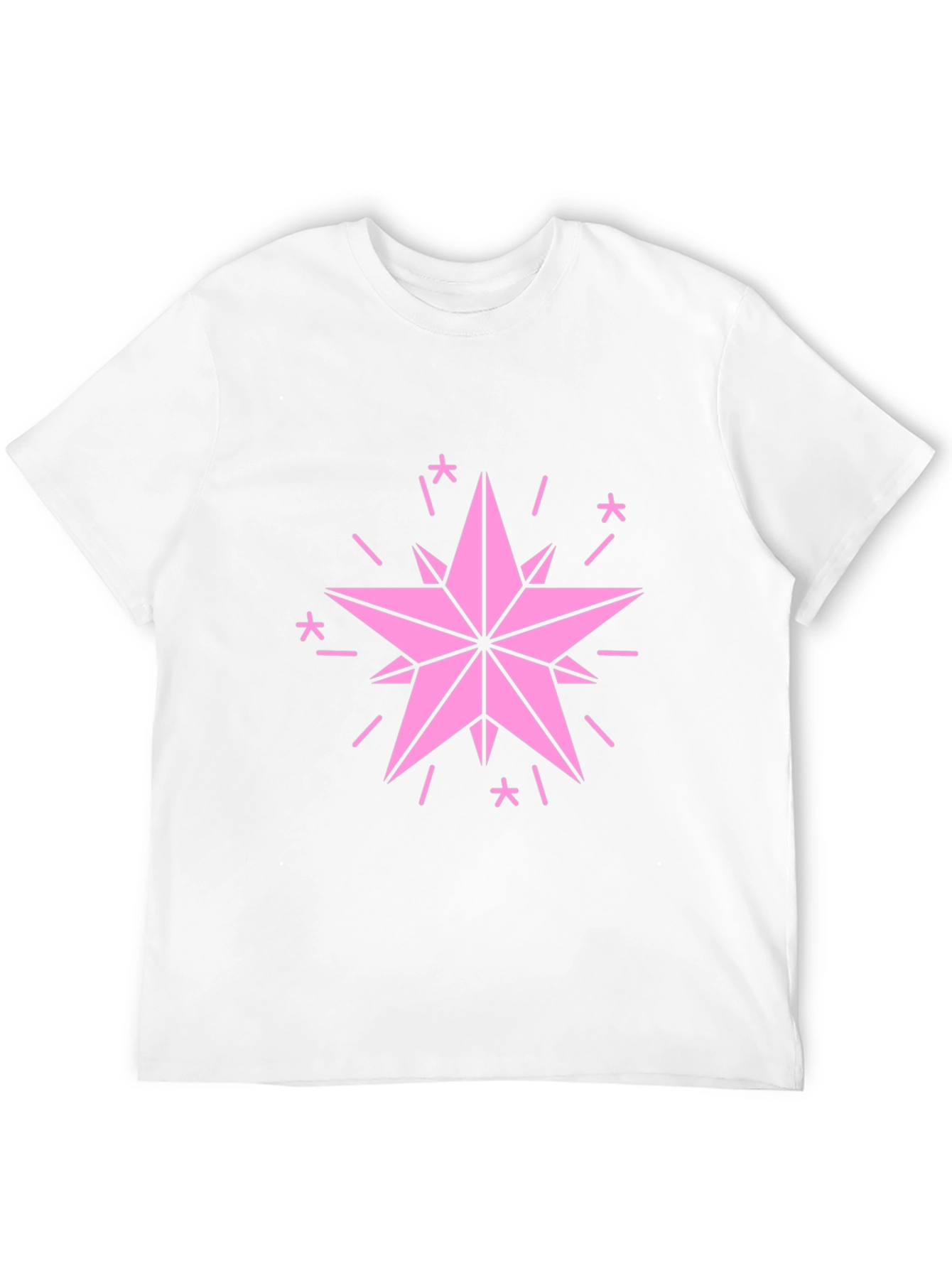 Star Graphic Black Tee - Modern Casual