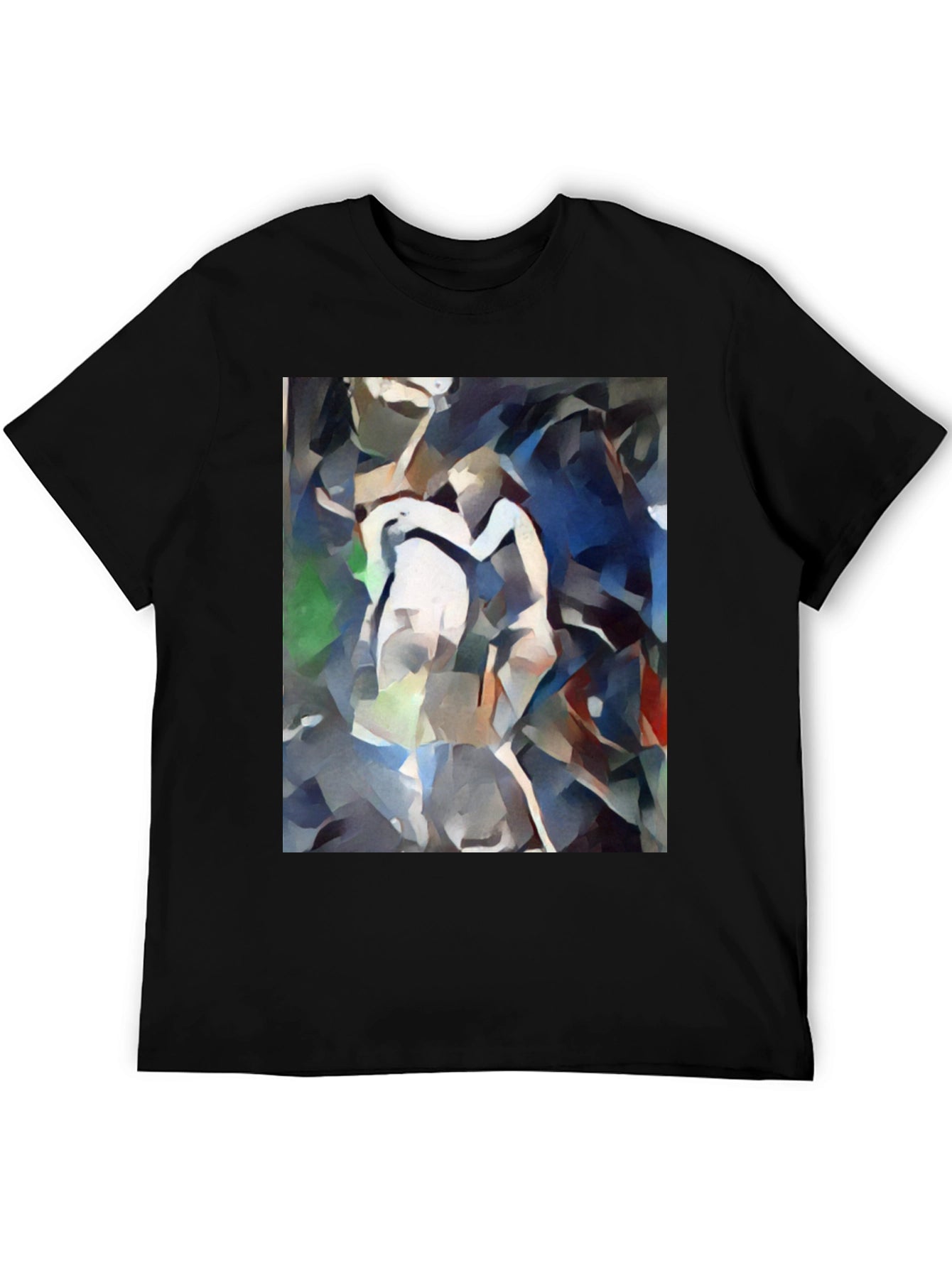 Abstract Art T-Shirt - Modern Geometric Design