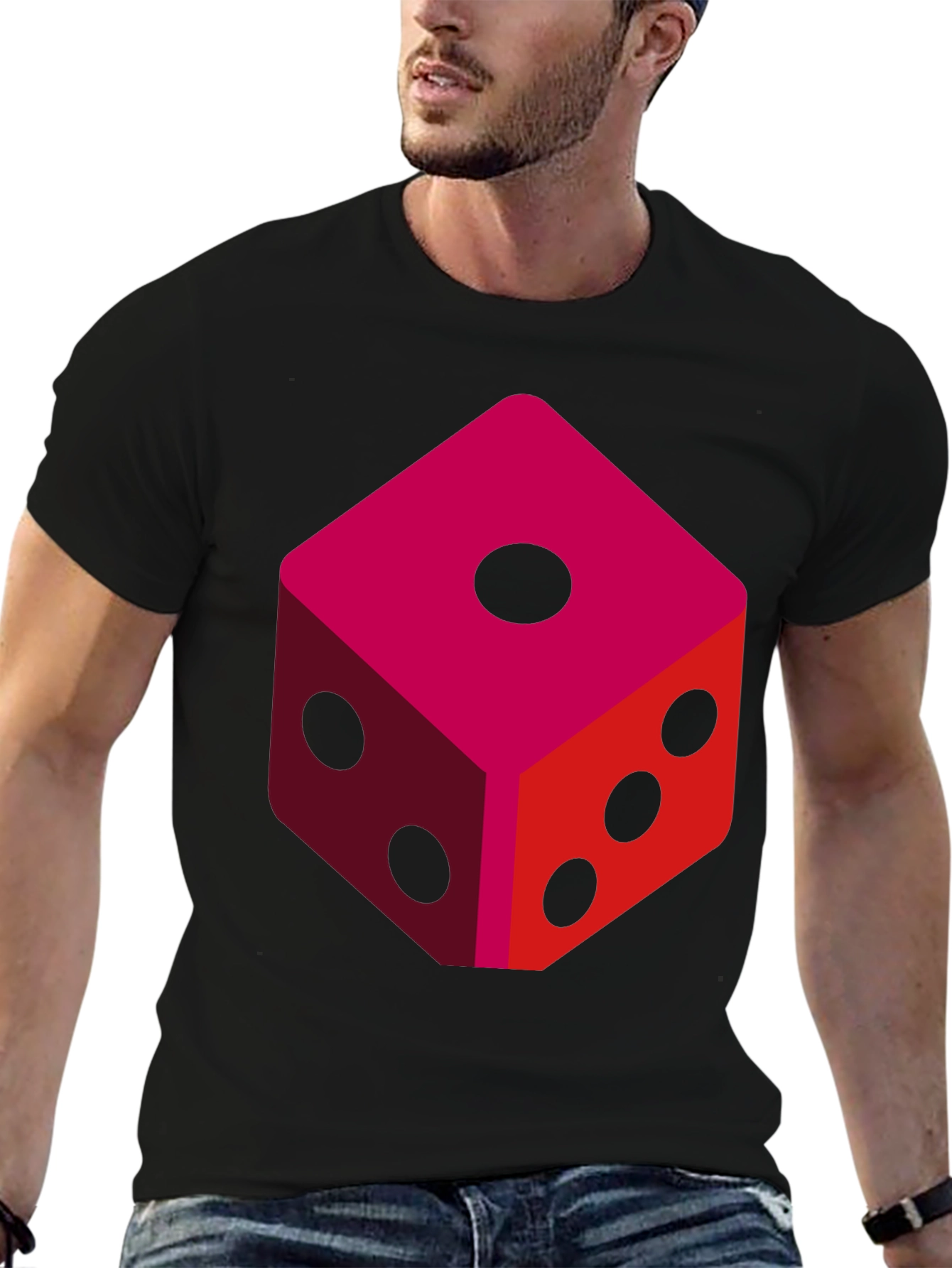 Dice Graphic T-Shirt - Lucky Number Tee