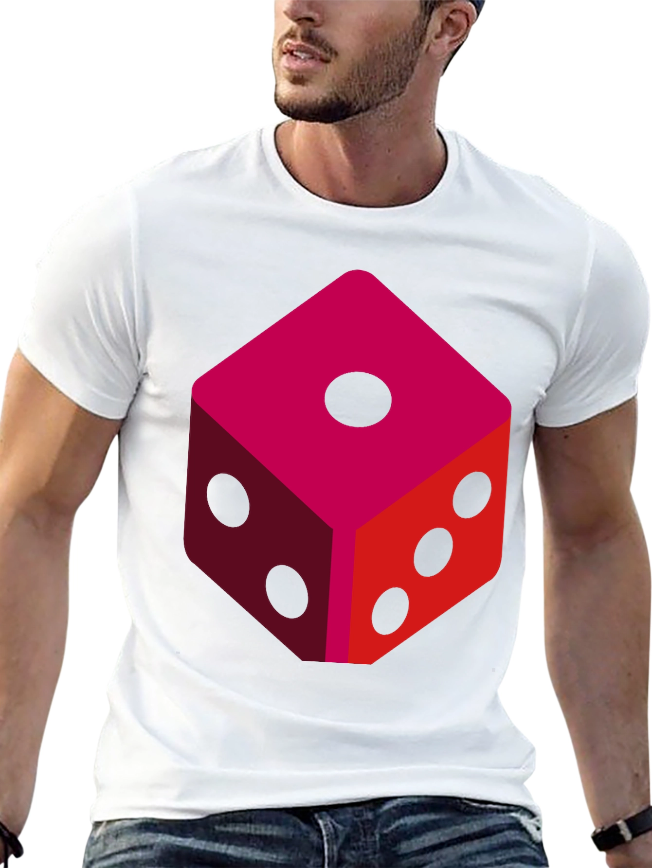 Dice Graphic T-Shirt - Lucky Number Tee