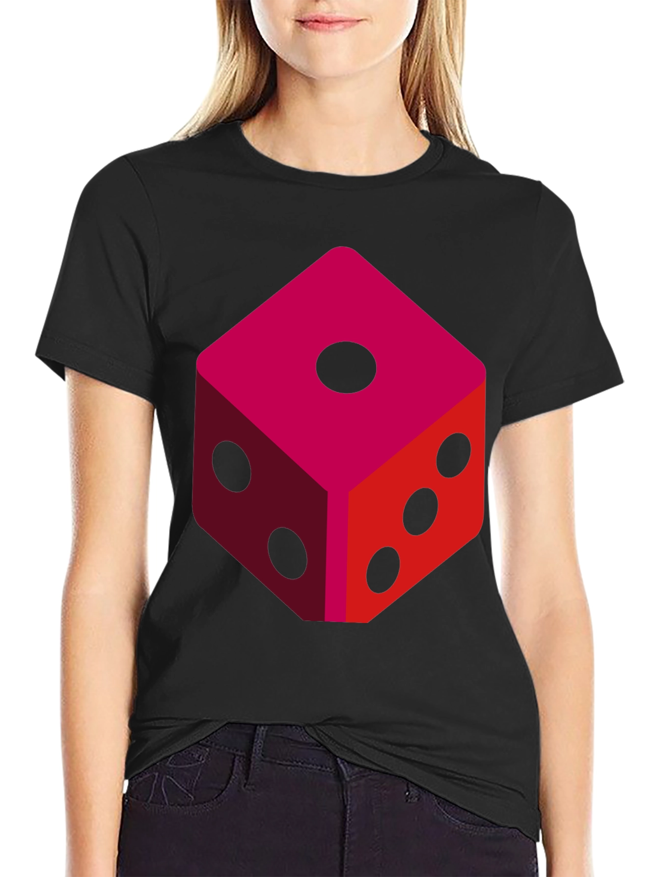 Dice Graphic T-Shirt - Lucky Number Tee