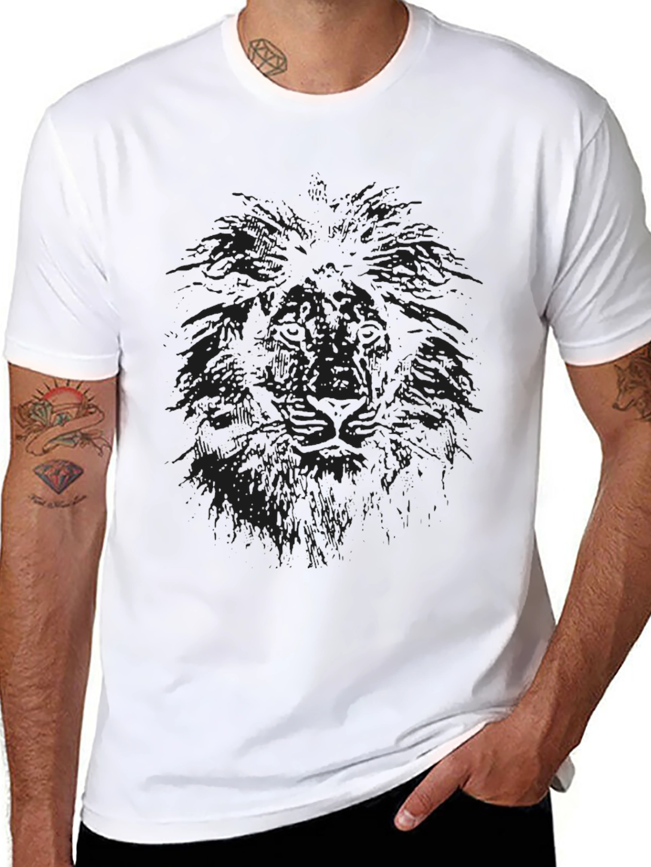 Black Lion Graphic T-Shirt
