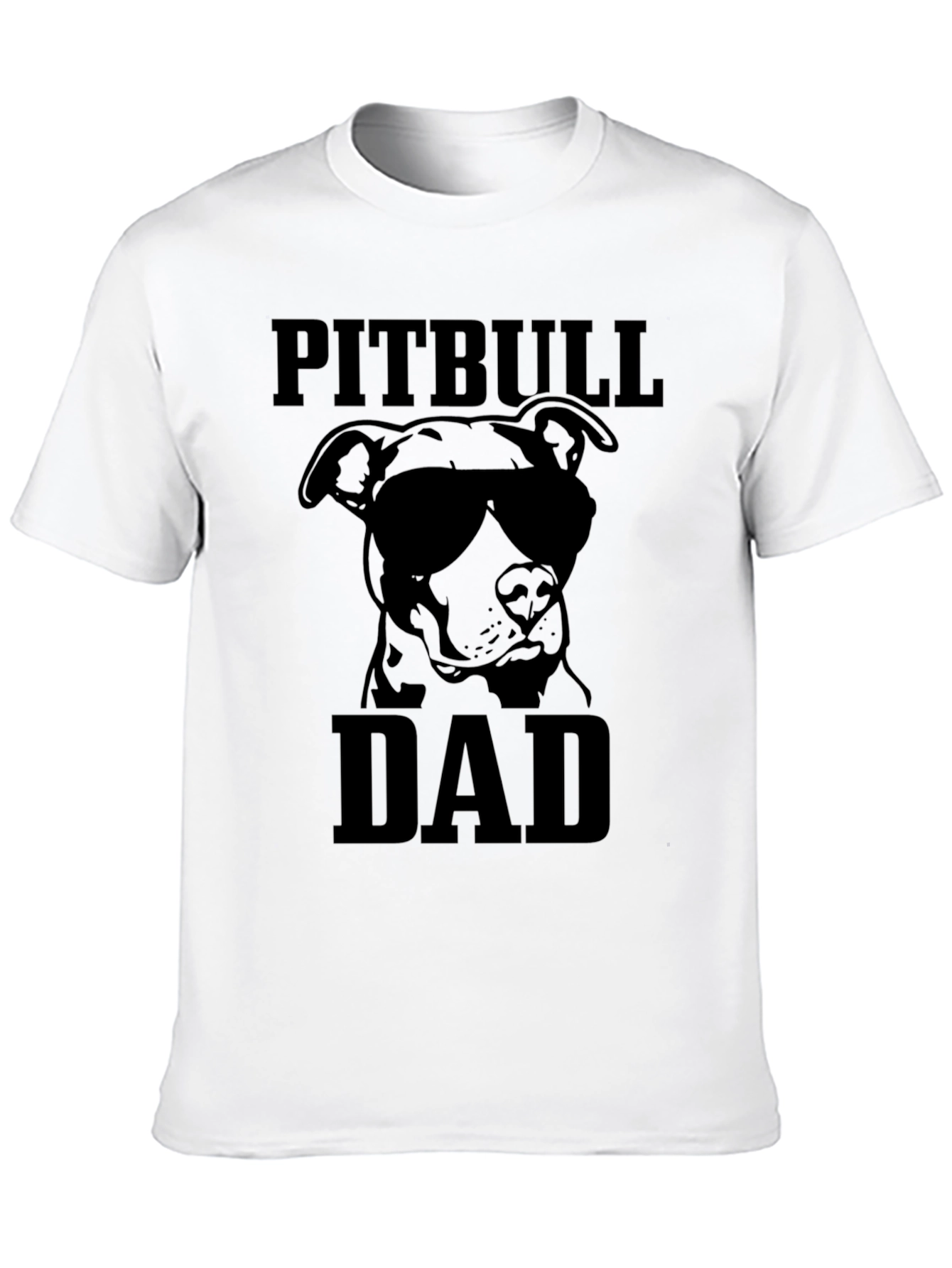 Pitbull Dad Graphic Tee - Cool Dog Lover Shirt