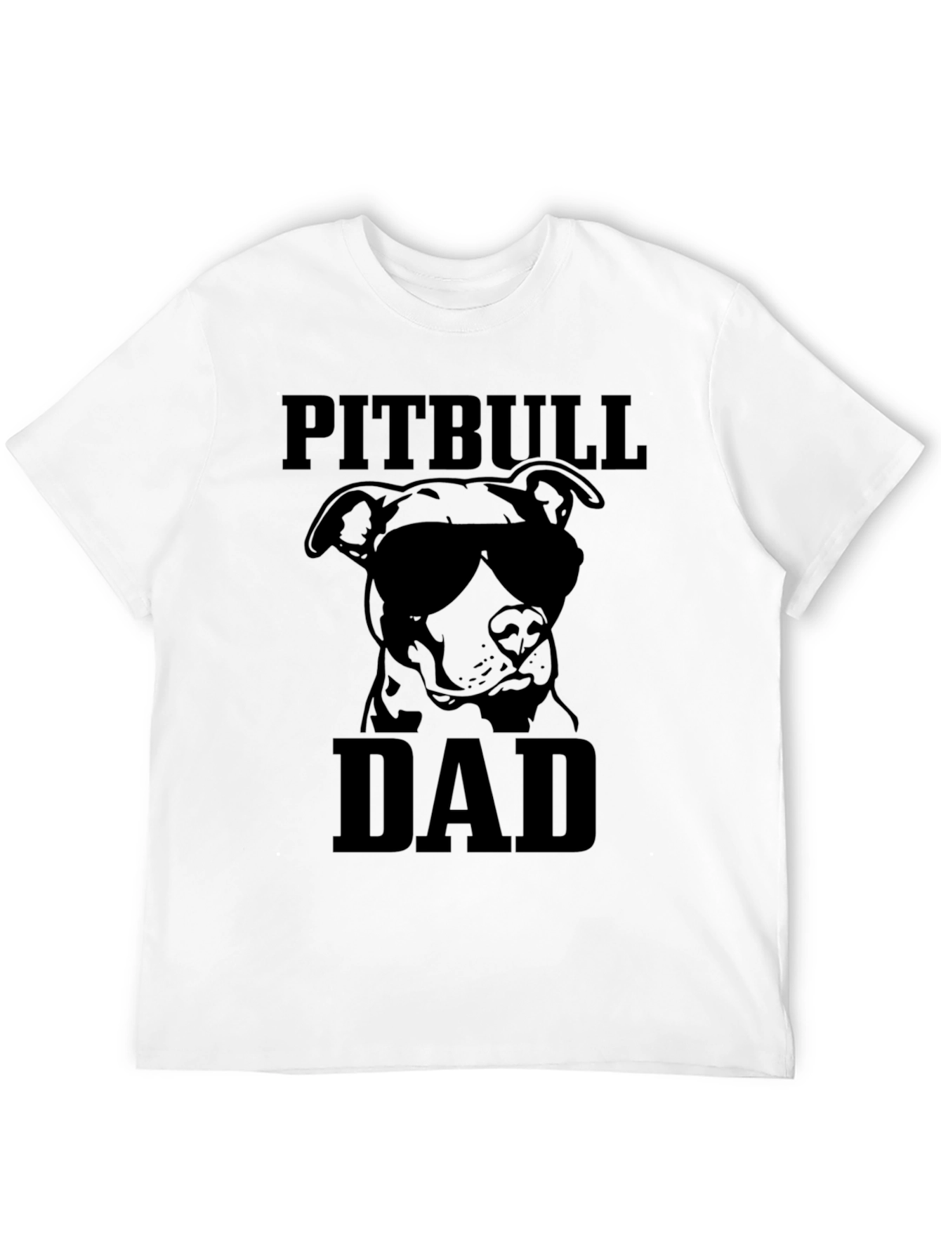 Pitbull Dad Graphic Tee - Cool Dog Lover Shirt
