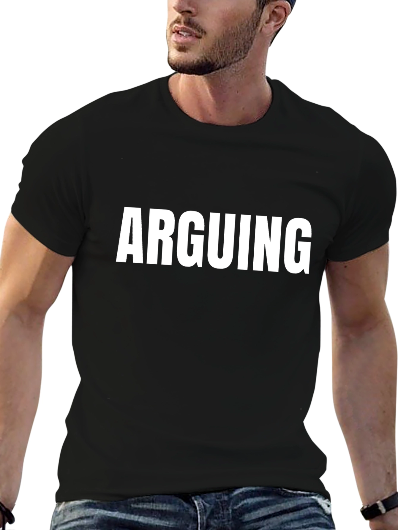 Arguing Graphic Tee - Bold Statement T-Shirt