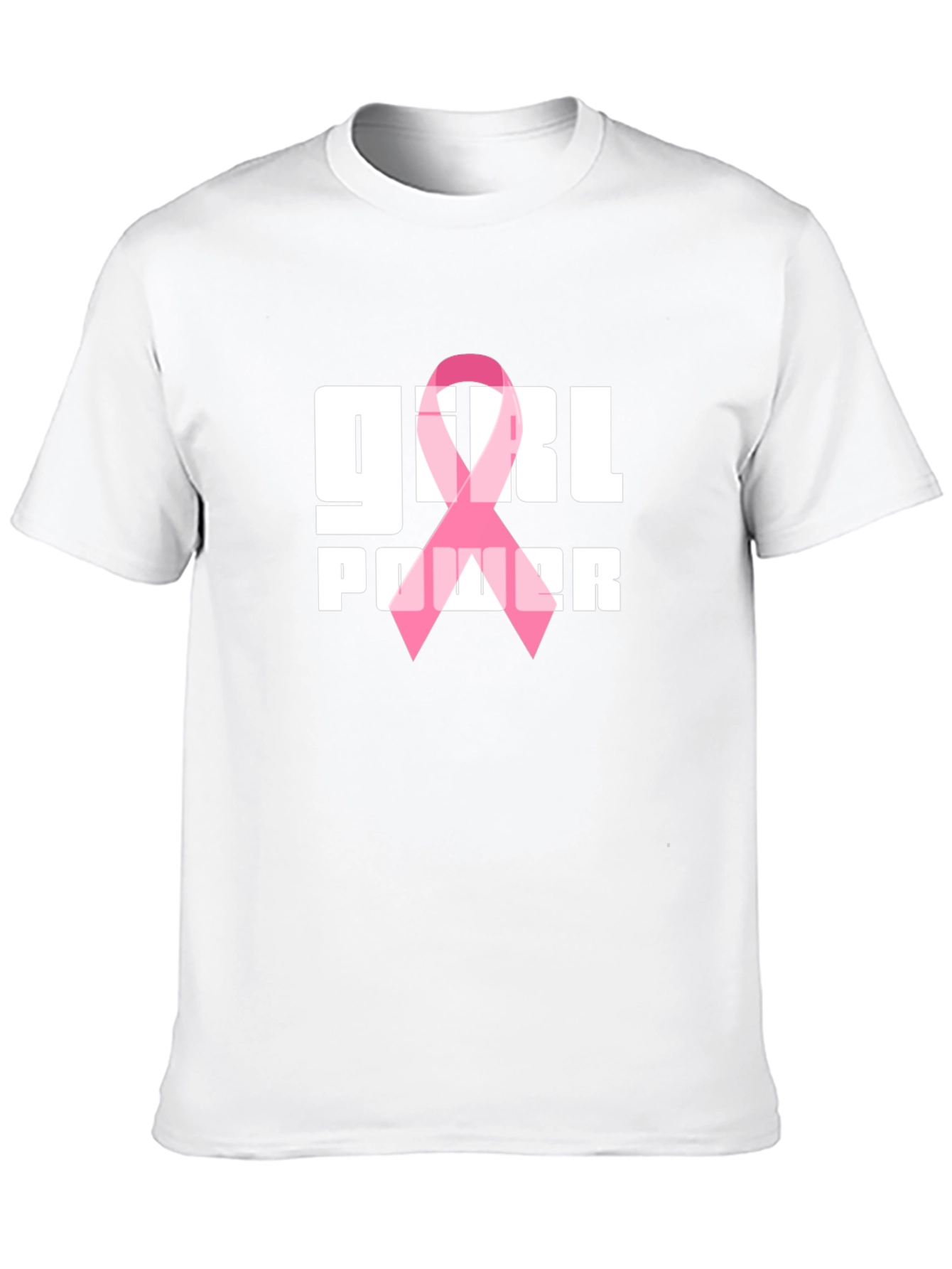 Girl Power Breast Cancer Awareness T-Shirt