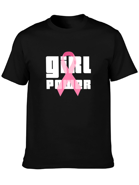 Girl Power Breast Cancer Awareness T-Shirt