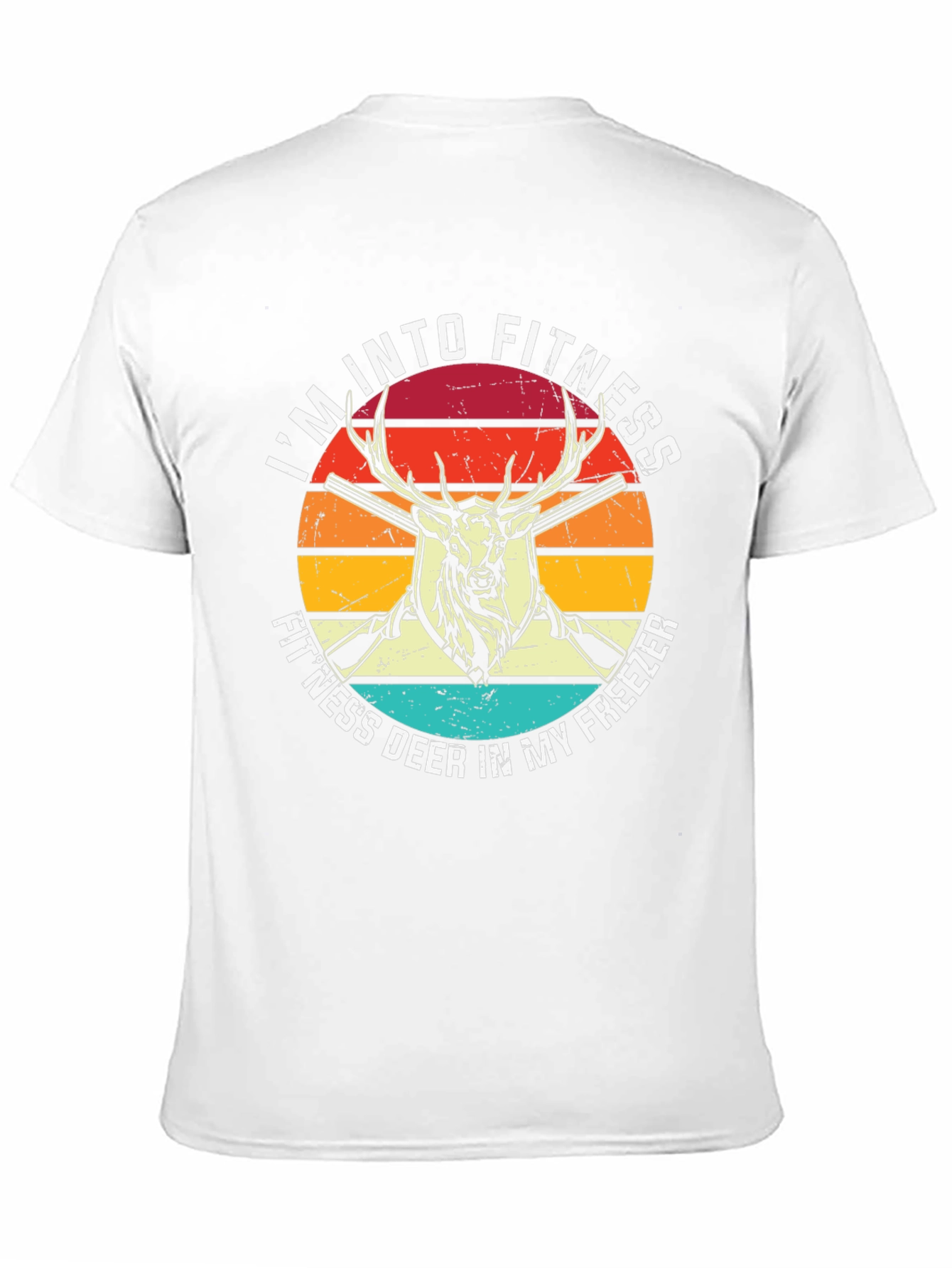 Fitness Deer T-Shirt Hunting Graphic Tee
