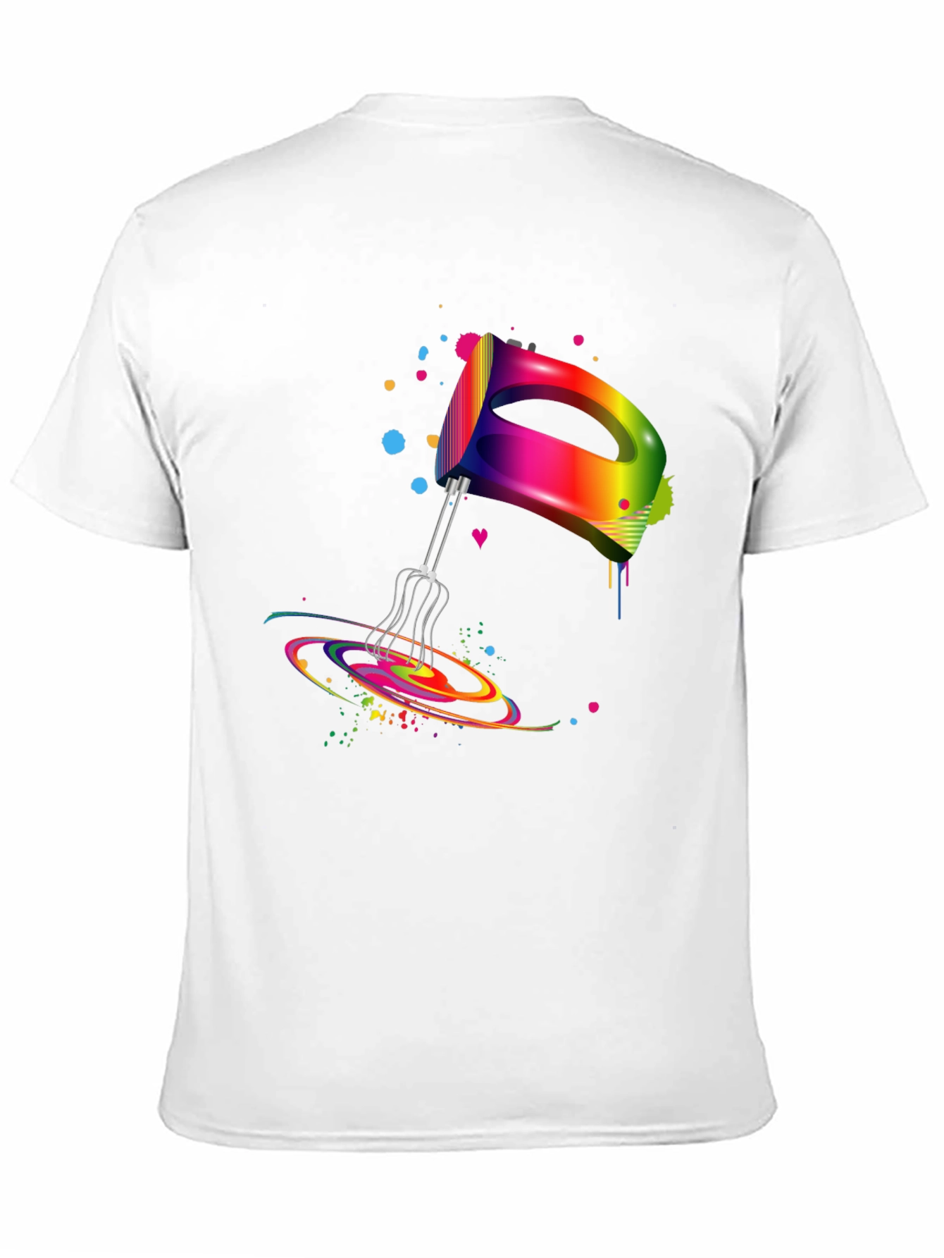 Rainbow Mixer Graphic Tee - Stylish & Fun