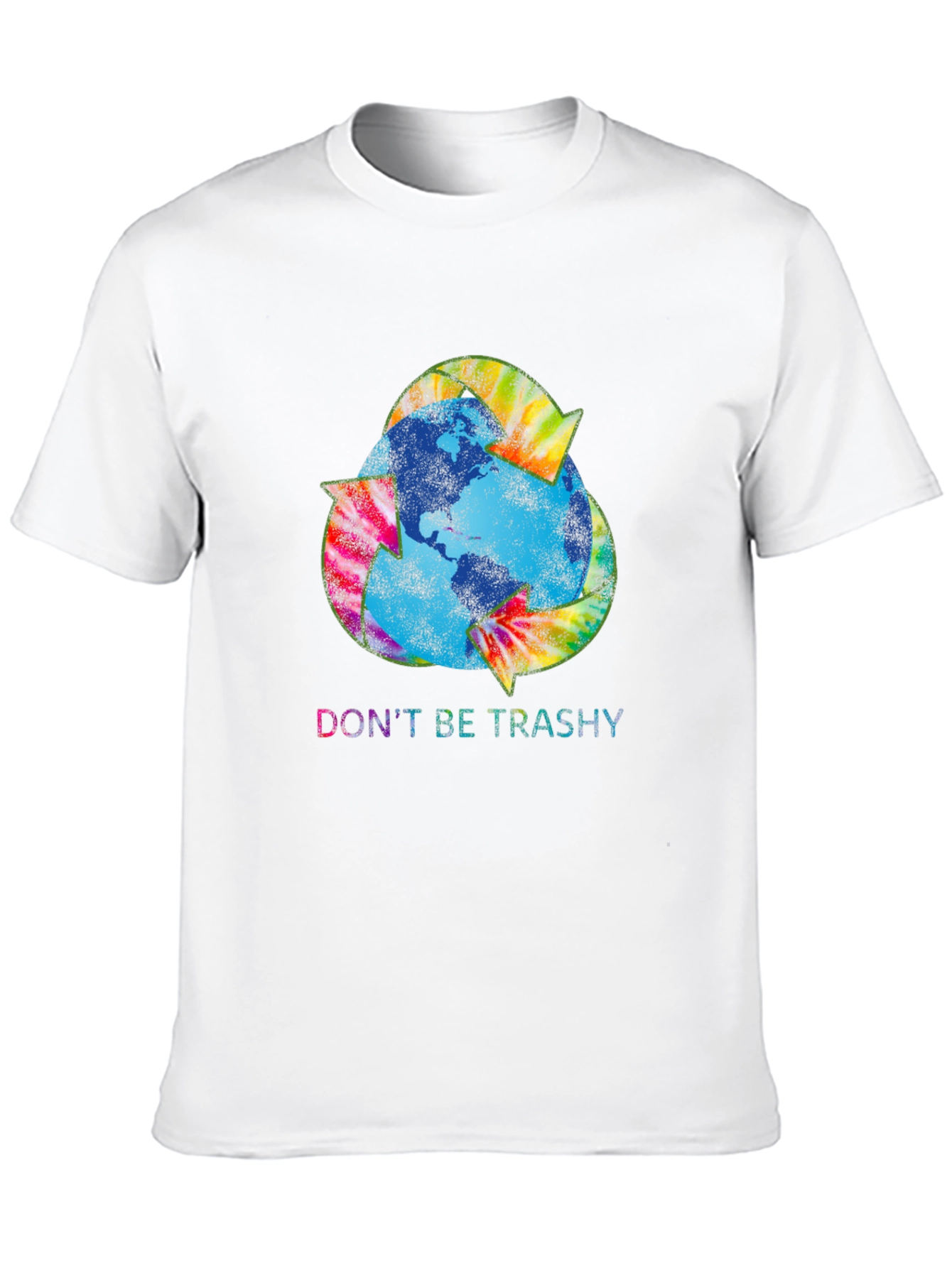 Eco-Friendly Recycle Earth Graphic T-Shirt