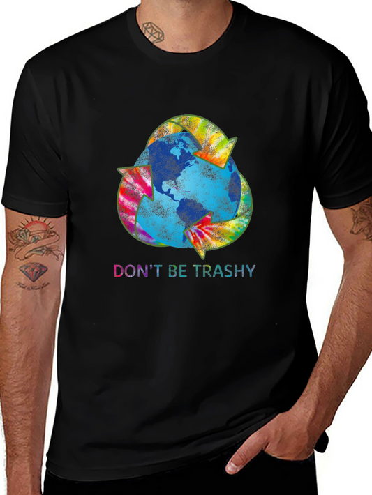 Eco-Friendly Recycle Earth Graphic T-Shirt