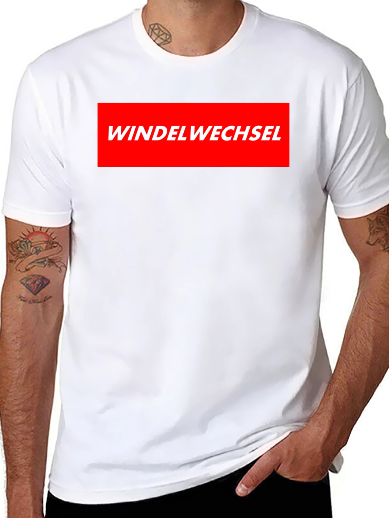 Windelwechsel Graphic T-Shirt - Funny Dad Duty Tee