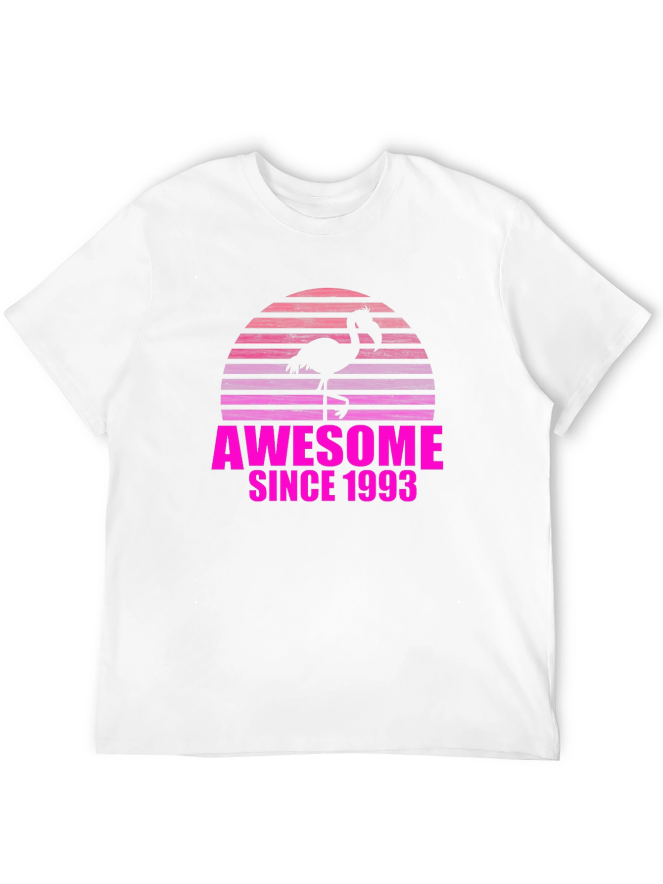 Awesome Since 1993 Flamingo T-Shirt