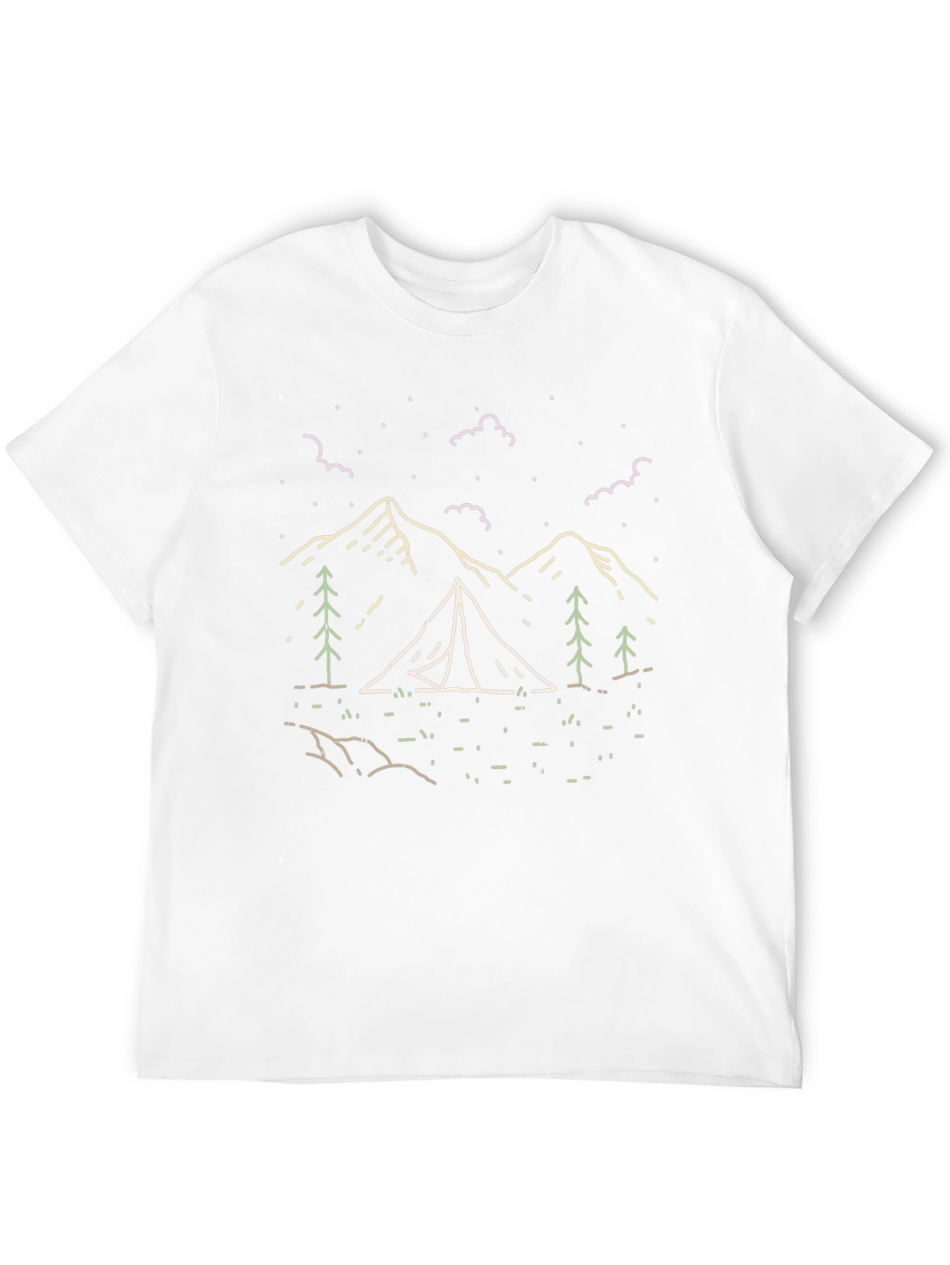 Outdoor Adventure Graphic Tee - Black Camping Shirt