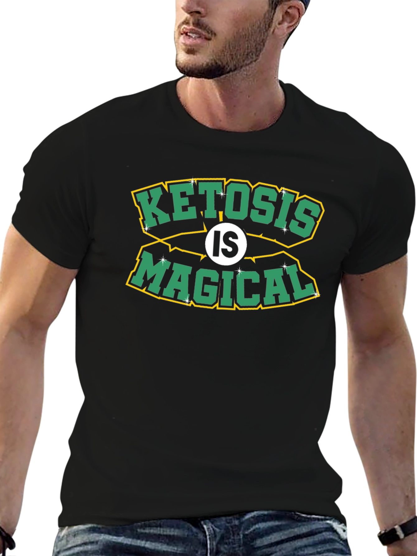 Ketosis is Magical Black T-Shirt