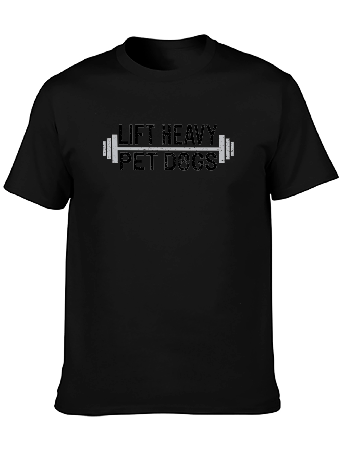 Lift Heavy Pet Dogs Graphic T-Shirt