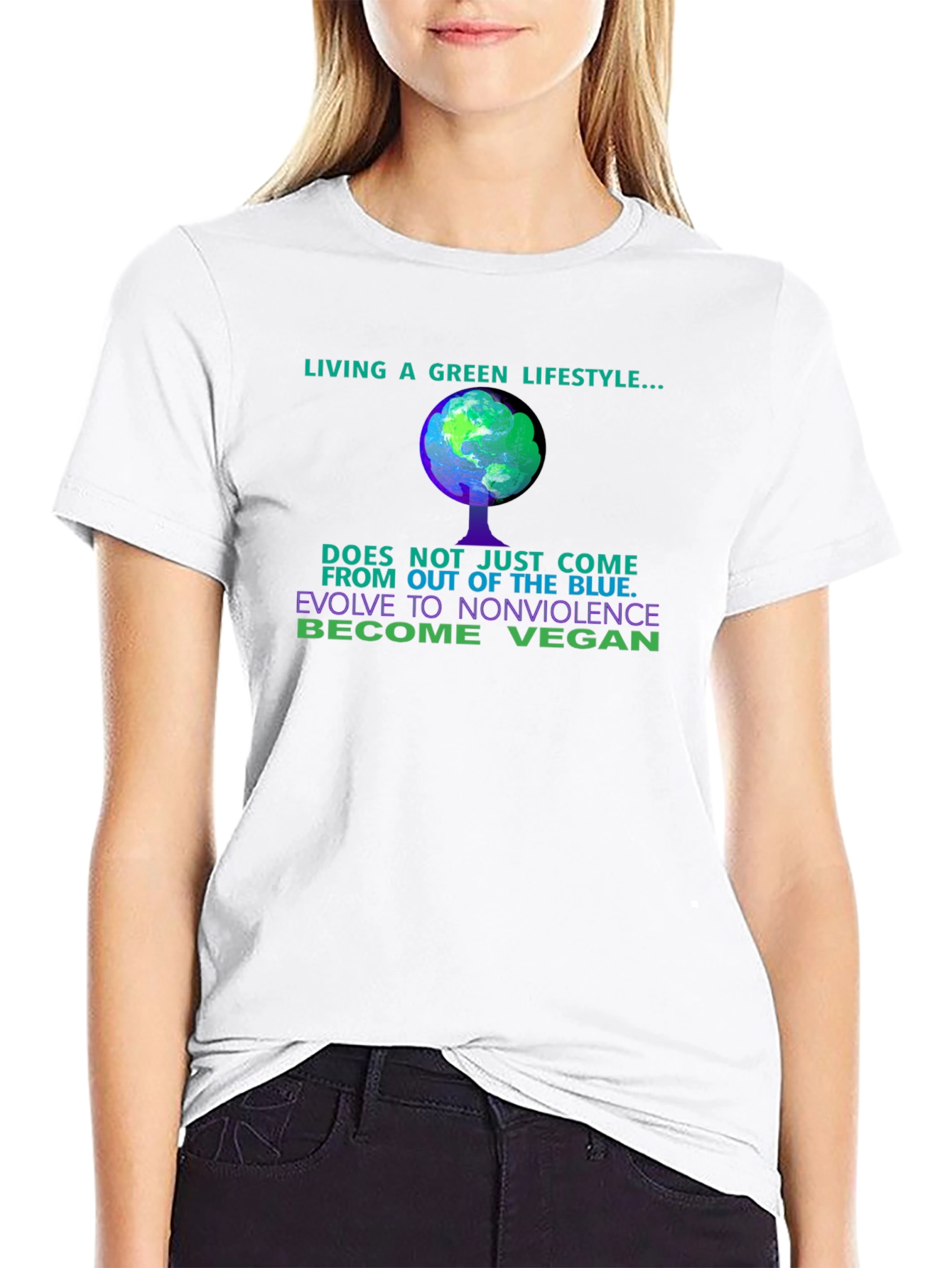Green Lifestyle Vegan T-Shirt