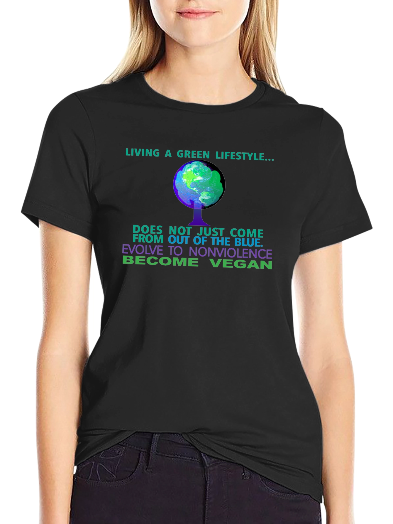 Green Lifestyle Vegan T-Shirt