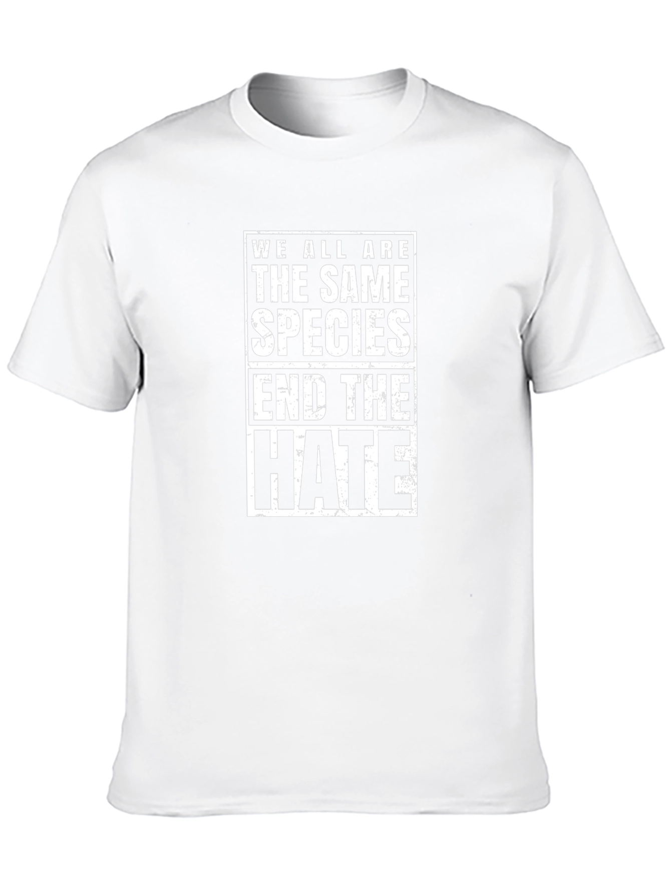 Same Species End Hate Black T-Shirt