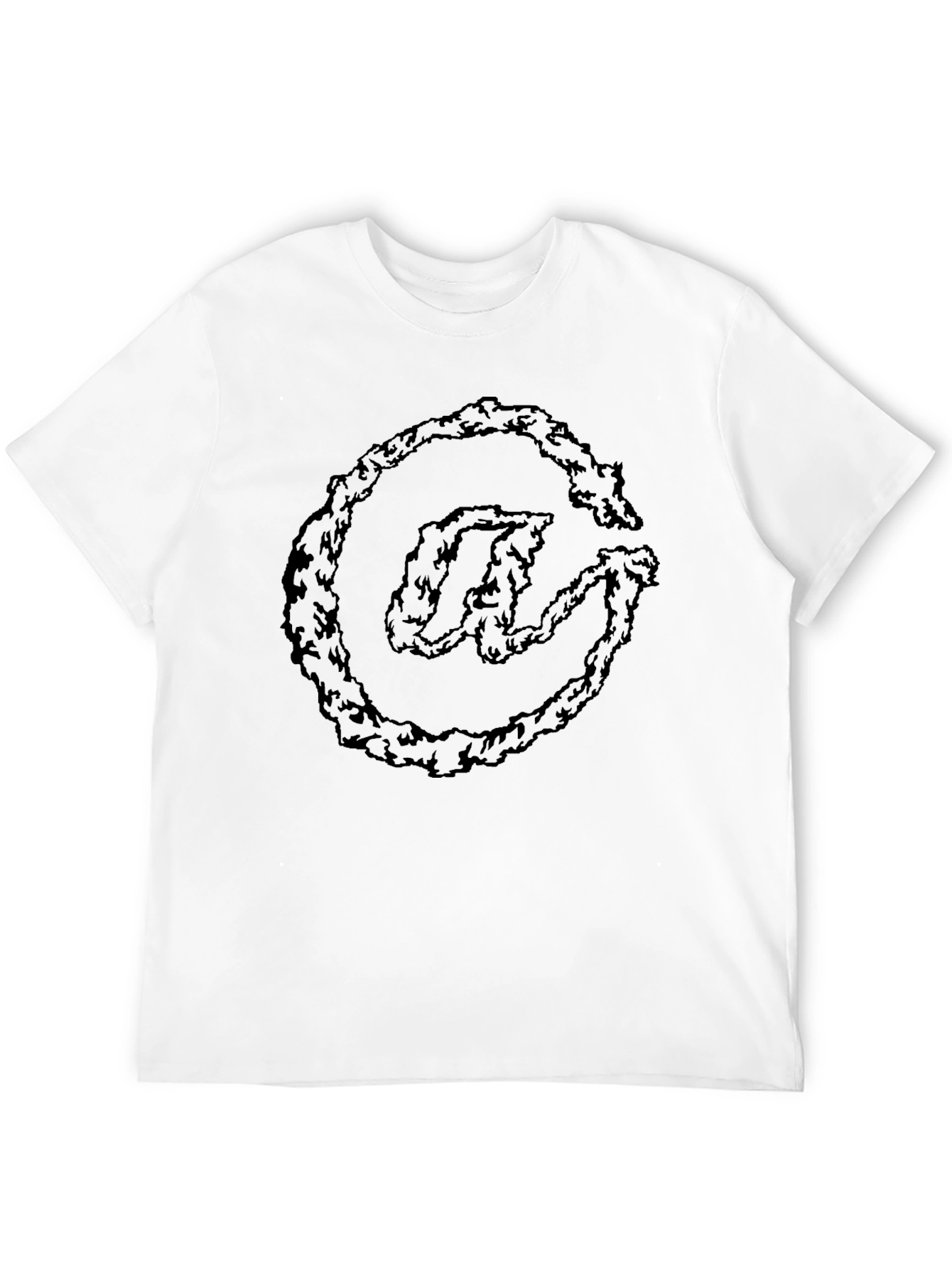 Smoky At Symbol Graphic Tee - Cool Unique Design