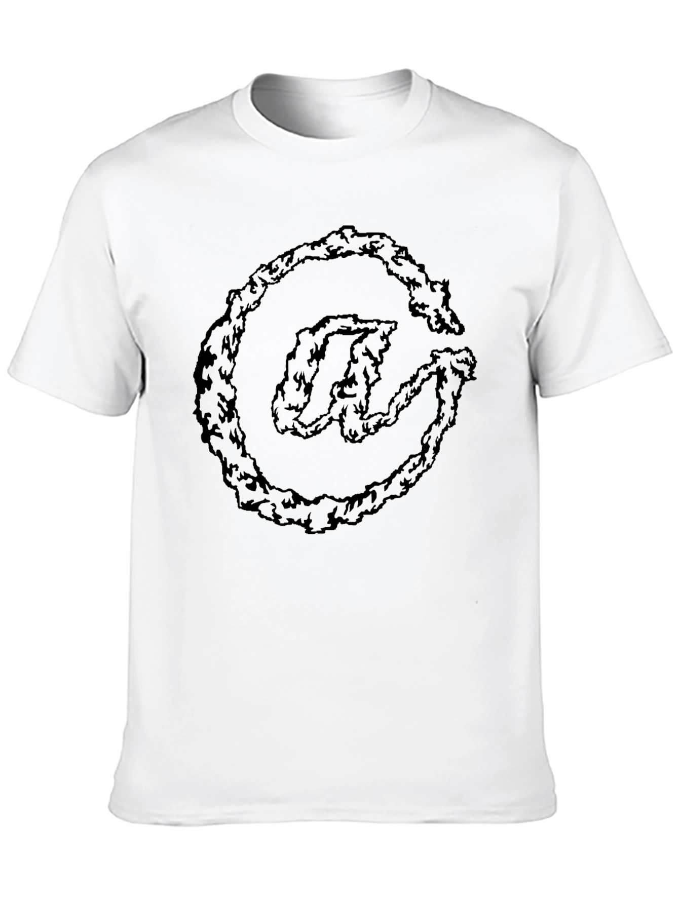 Smoky At Symbol Graphic Tee - Cool Unique Design