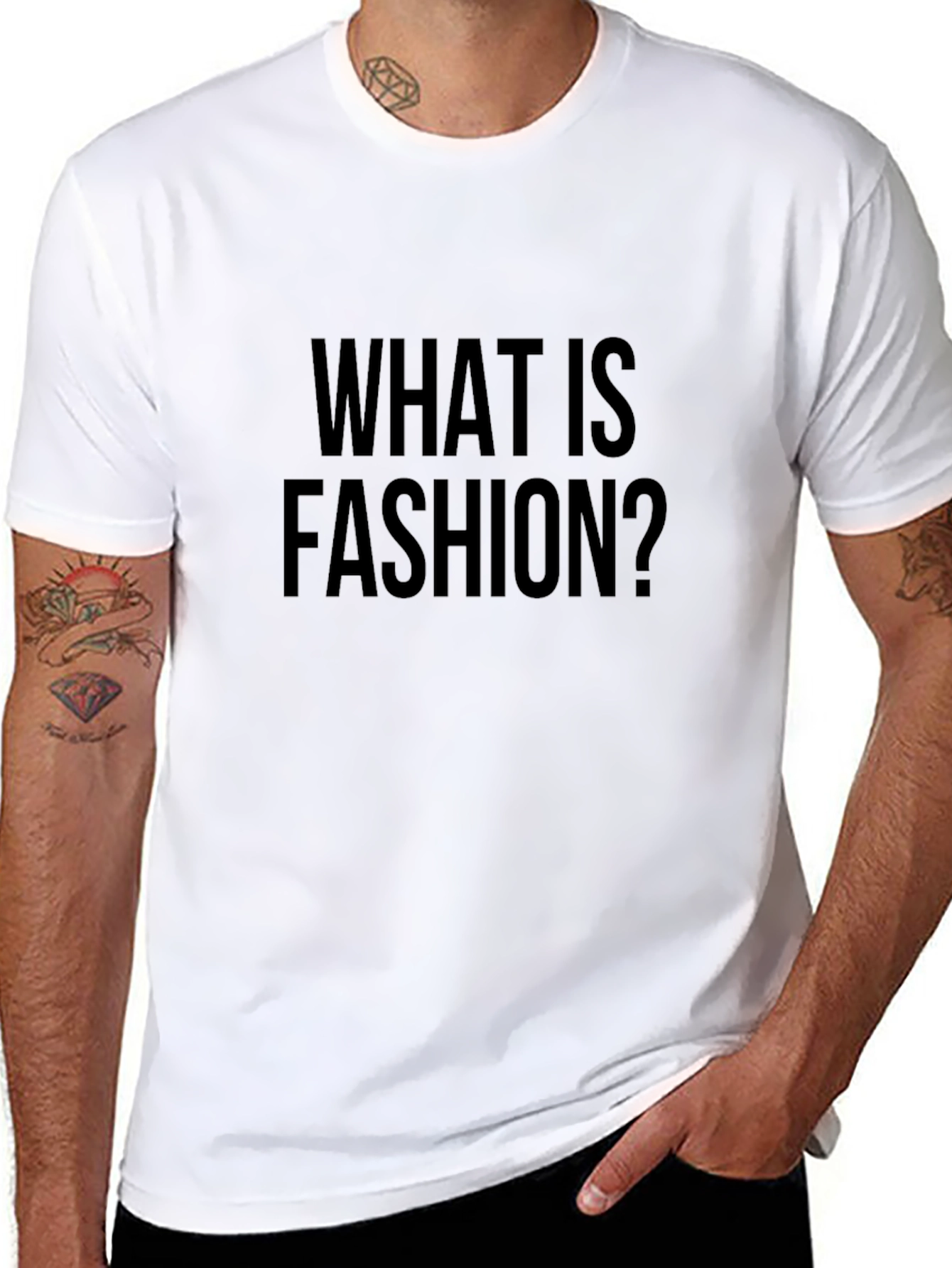 What is Fashion? Black T-Shirt